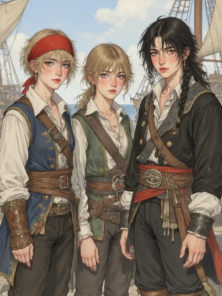Elara, Maren & Sloane - New Pirate Recruits thumbnail