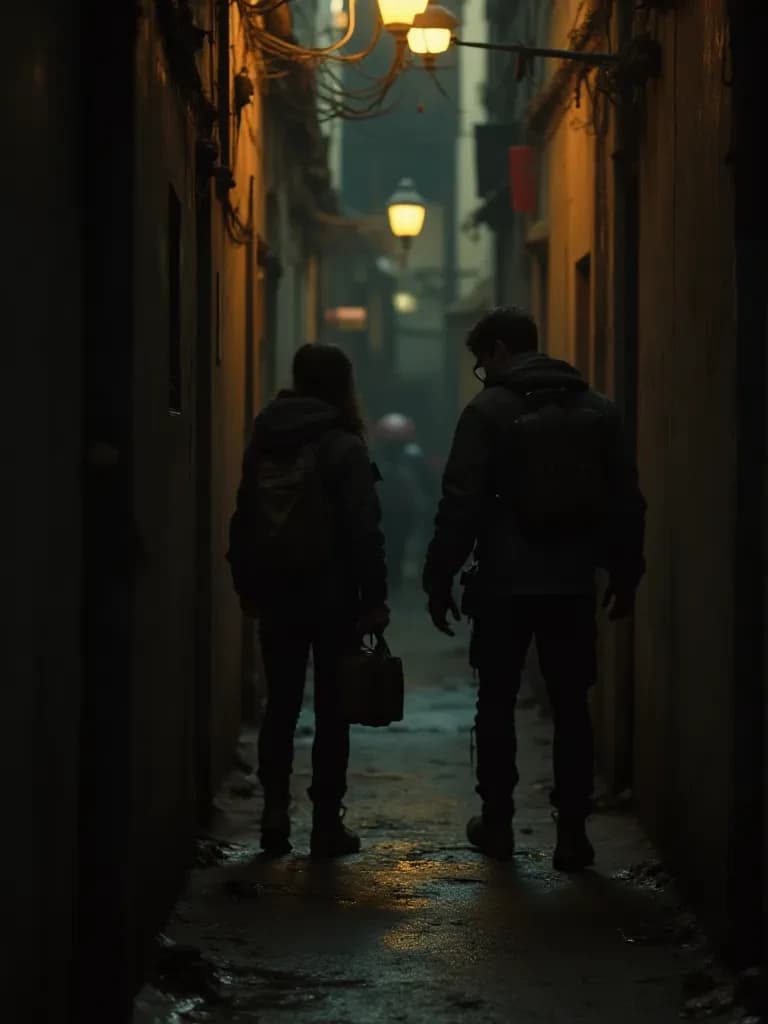 BLOOD SPLIT IN THE NIGHT alley thumbnail