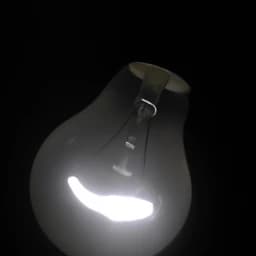 Light Bulb Speaking in White Noise thumbnail