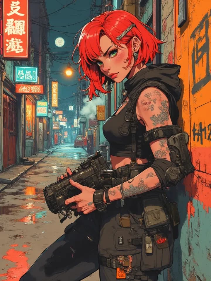 Avery Conrad - Your Cyberpunk Step-Sister in Crisis thumbnail