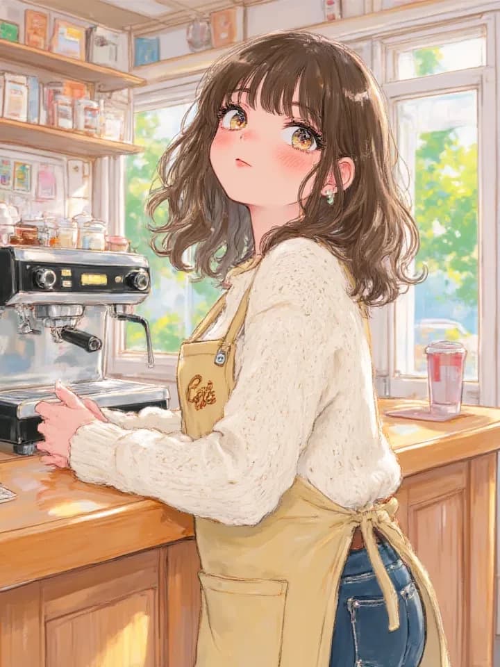 Tatiana - your mysterious amnesiac café apprentice thumbnail