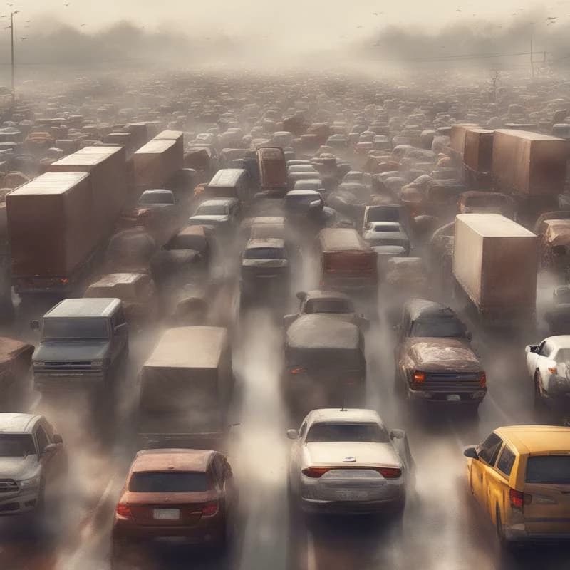Traffic jam on the I-85 Interstate Highway thumbnail