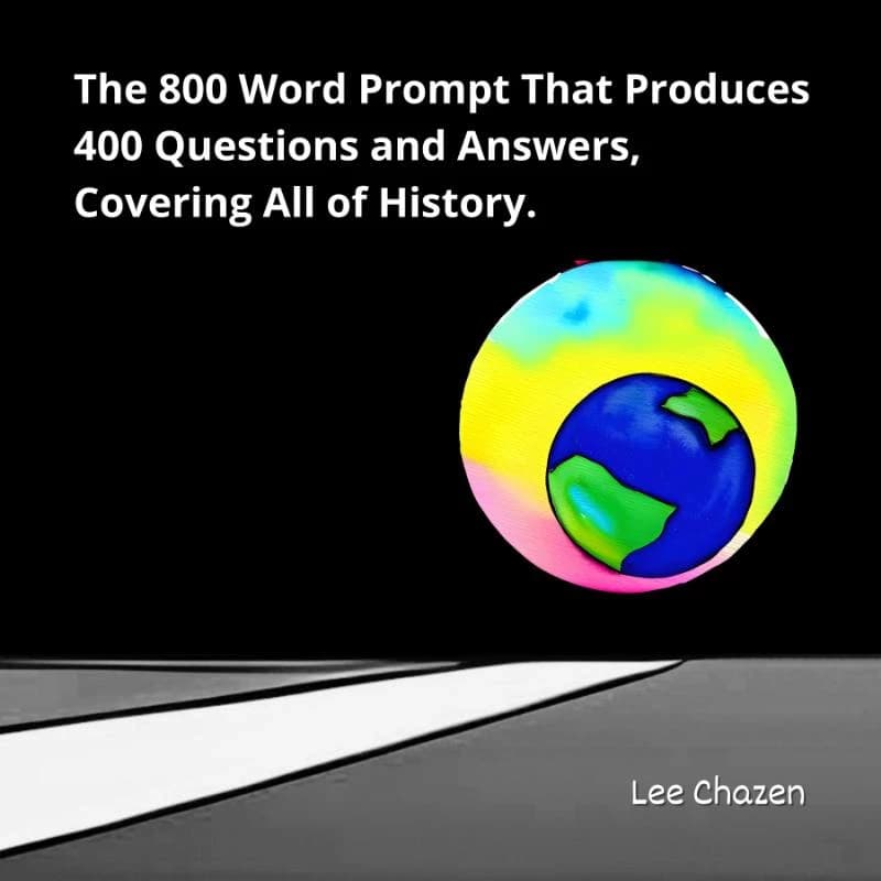 Generate 400 Questions Across All of Recorded Human History thumbnail