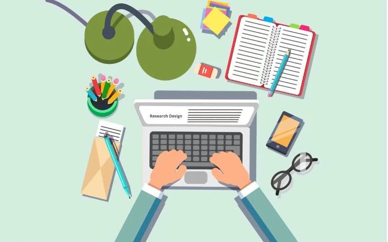 Create a fictional research article thumbnail