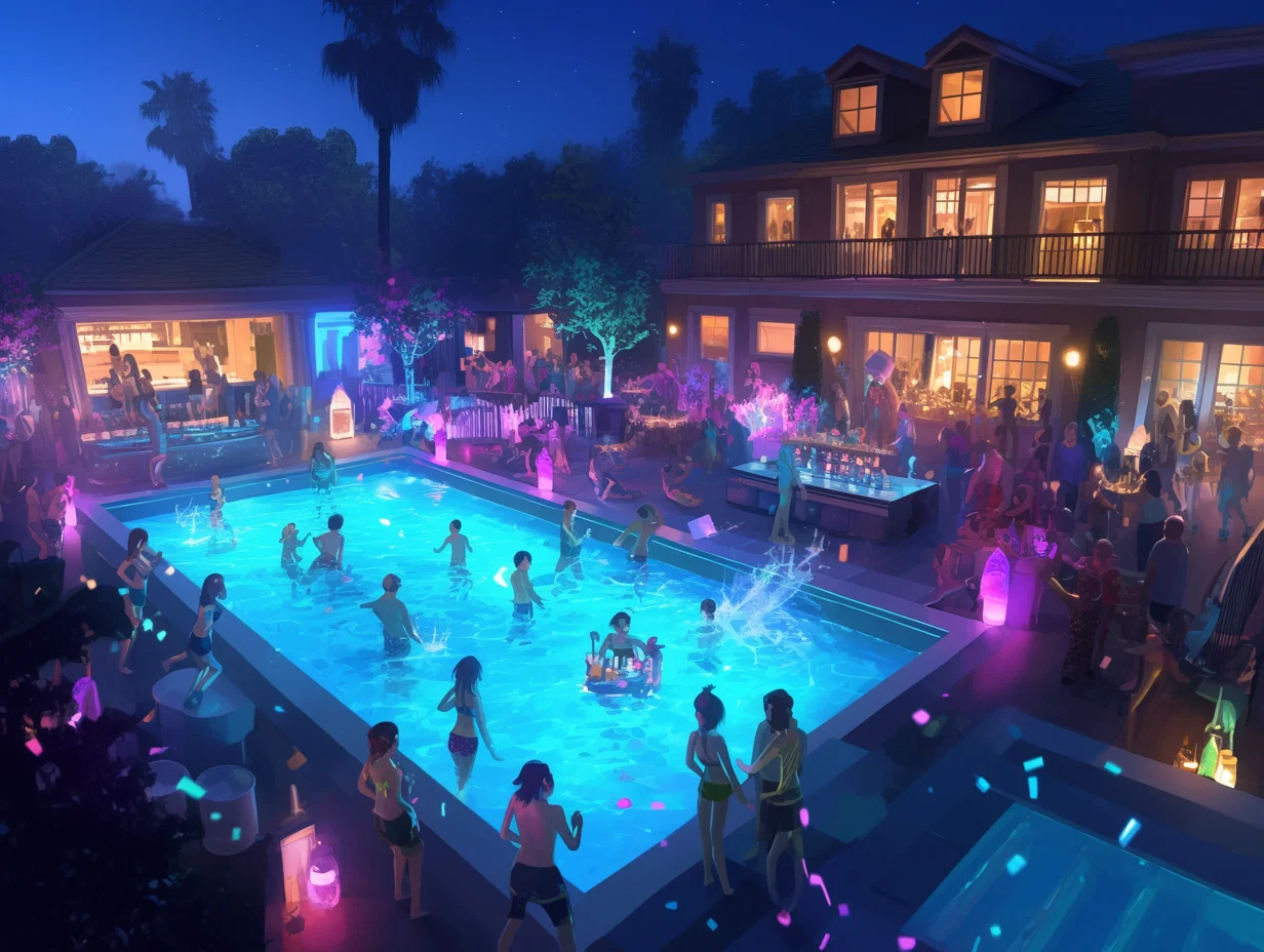 College Pool Party RPG thumbnail