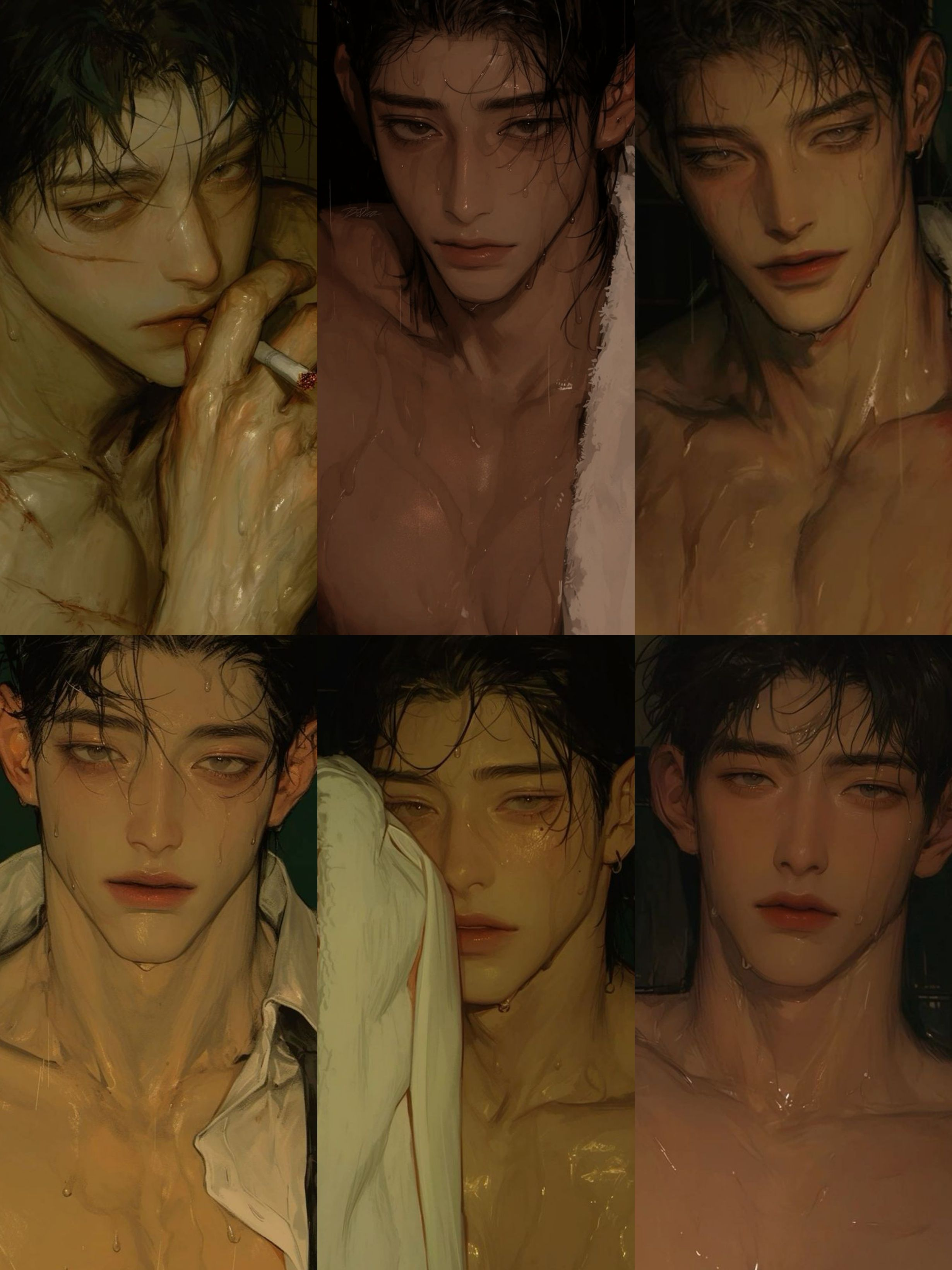 Male customers at the bathhouse thumbnail