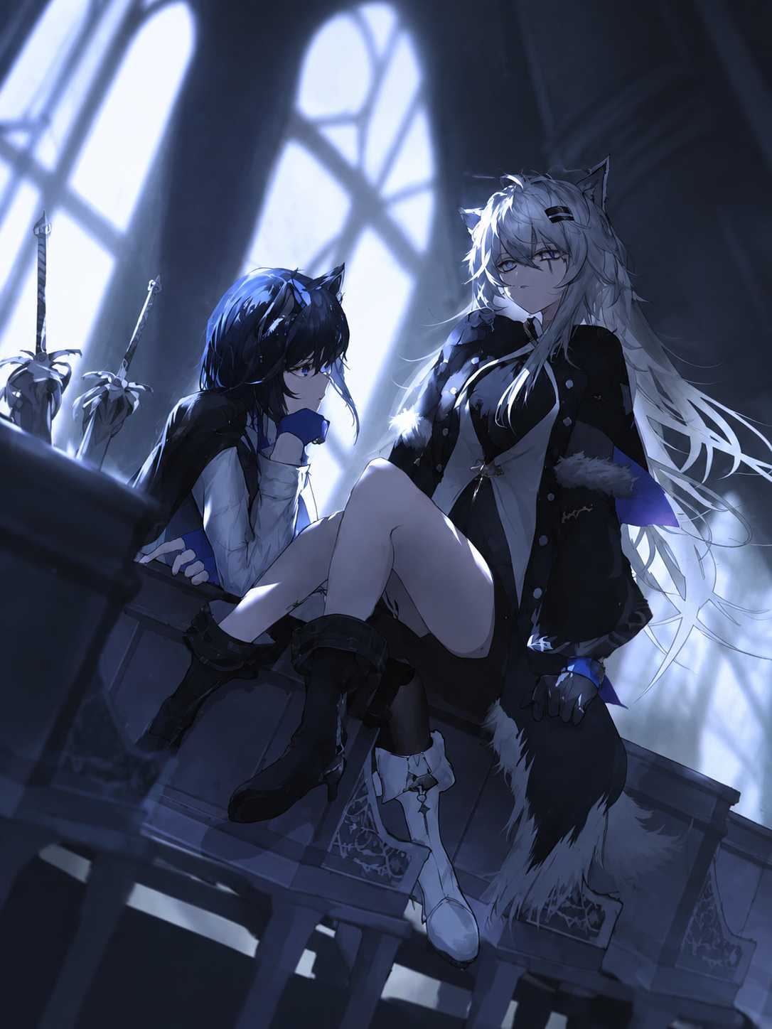 Texas and Lappland War of Hearts Arknights thumbnail