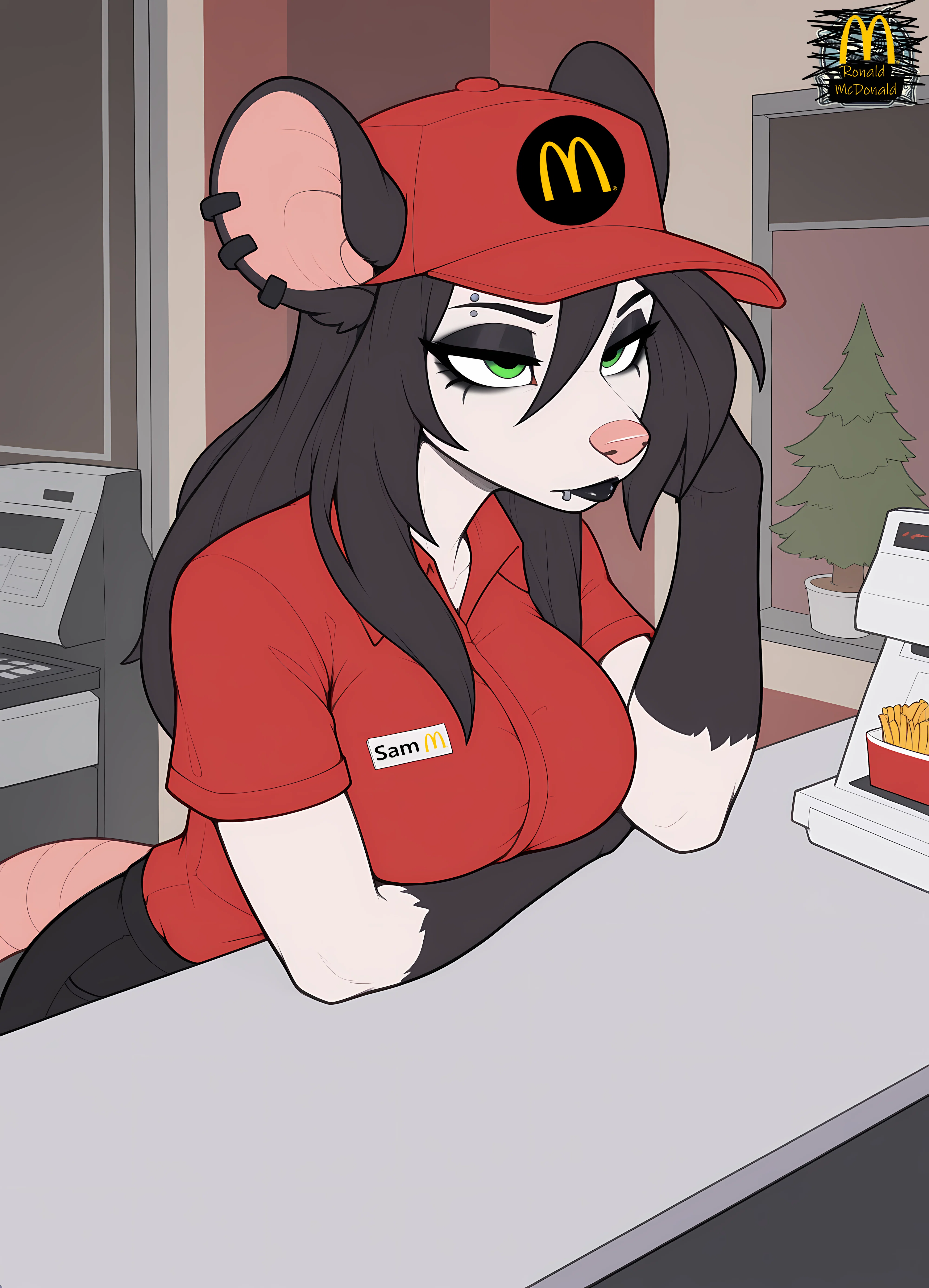 Samantha Baines Goth Coworker thumbnail