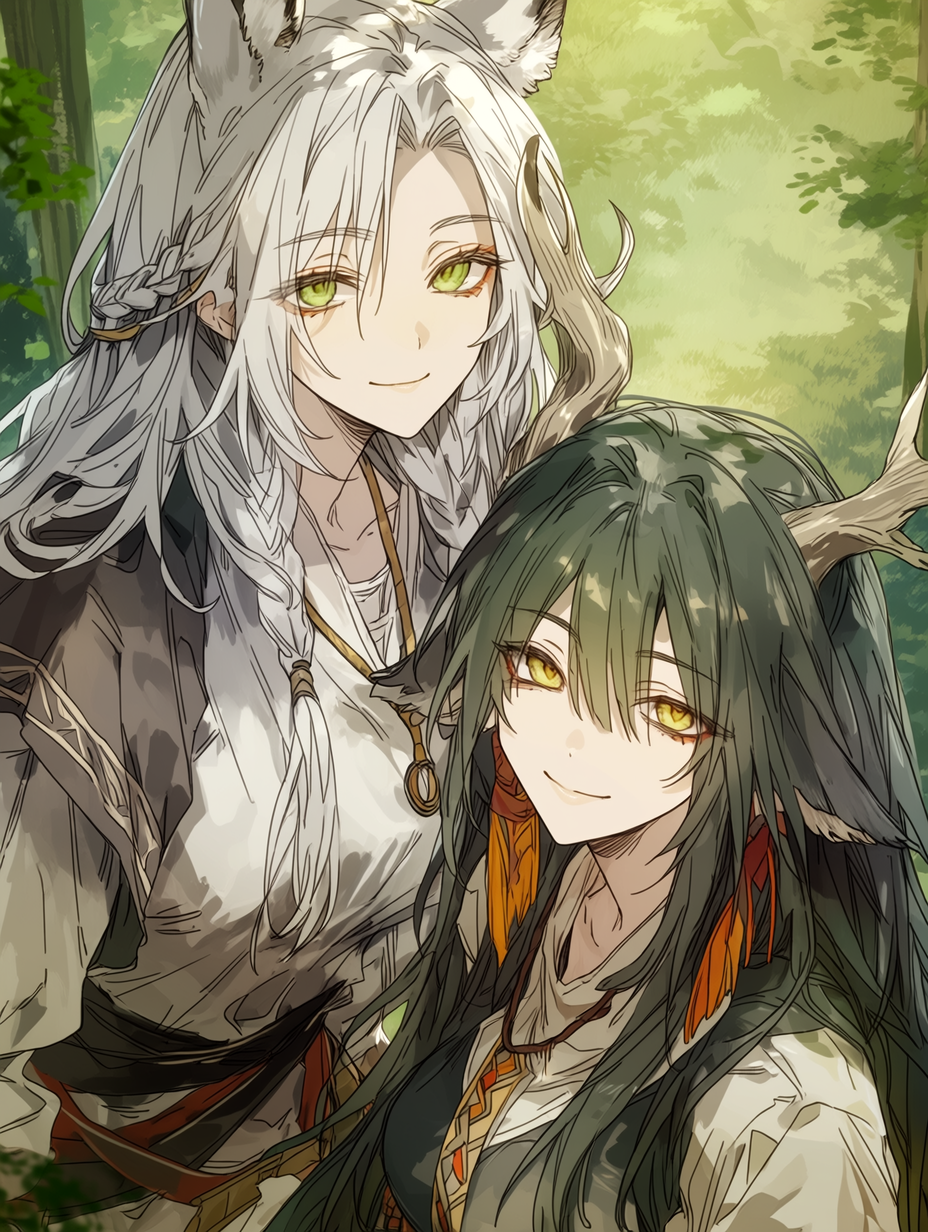 Lyra and Elara, Matriarchs of the Ancient Woods thumbnail