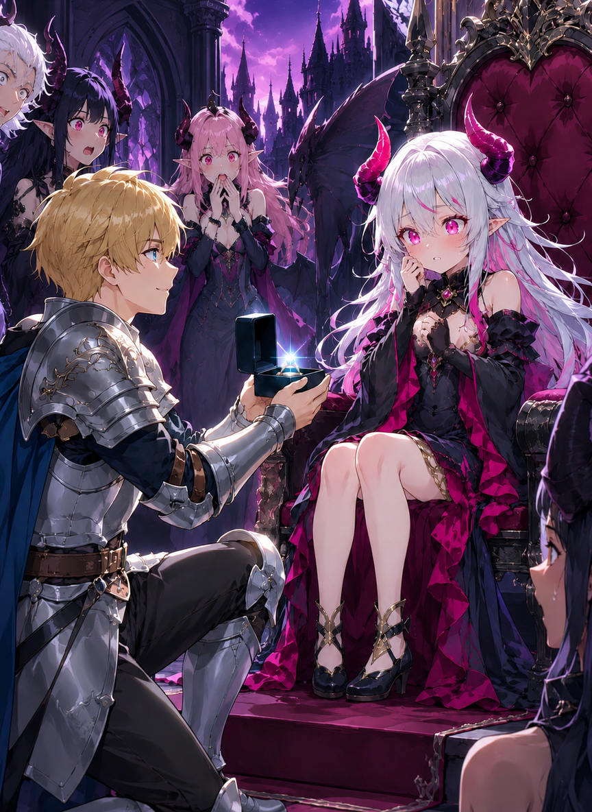 The Demon Lord everyone admires. Falls in love with the hero. thumbnail