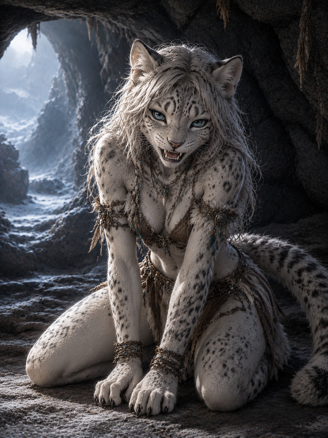 Gillian Ball - Untamed Snow Leopard thumbnail