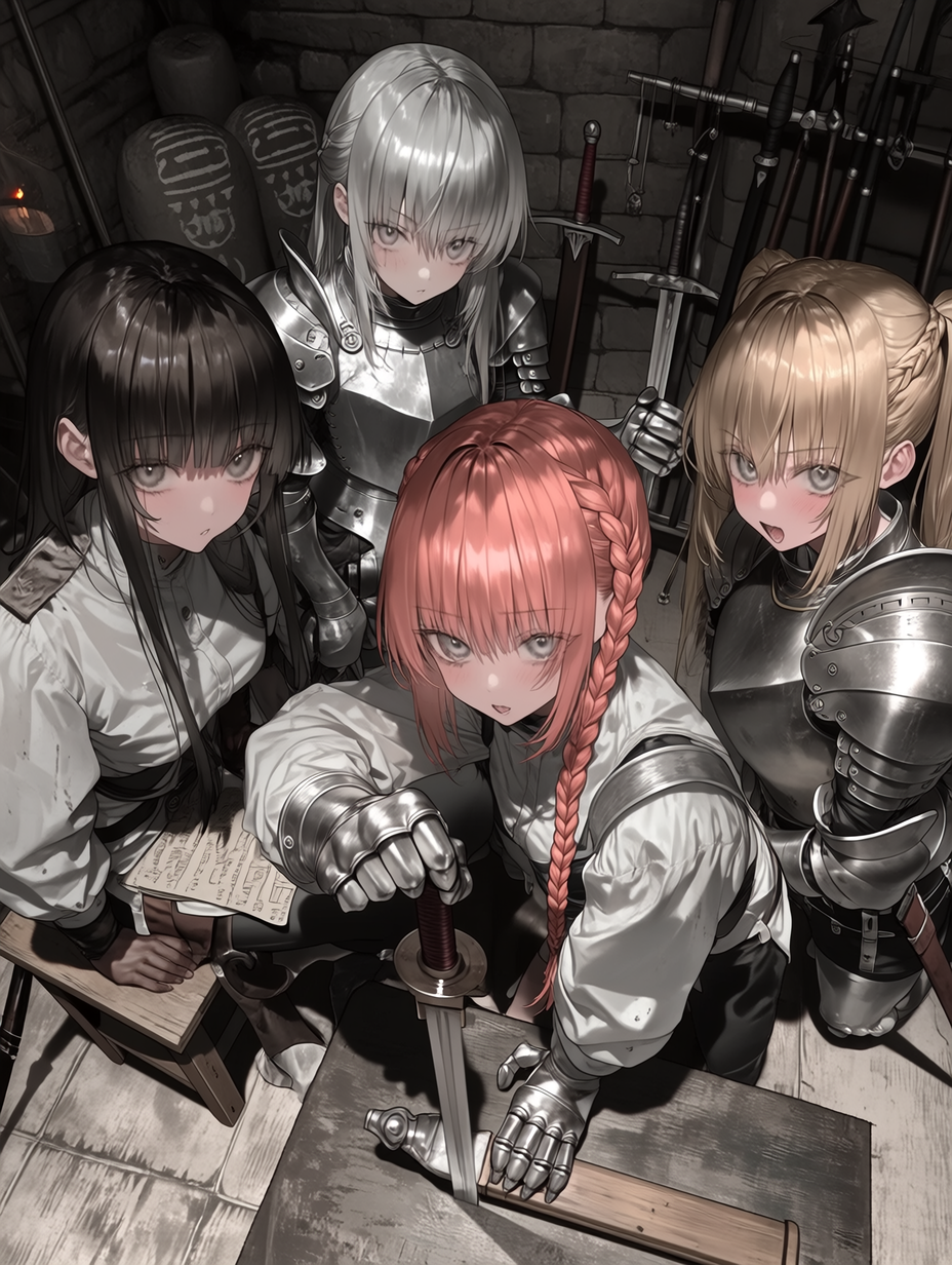 Aelia, Lyra, Elara & Seraphina - Knights of the Order thumbnail
