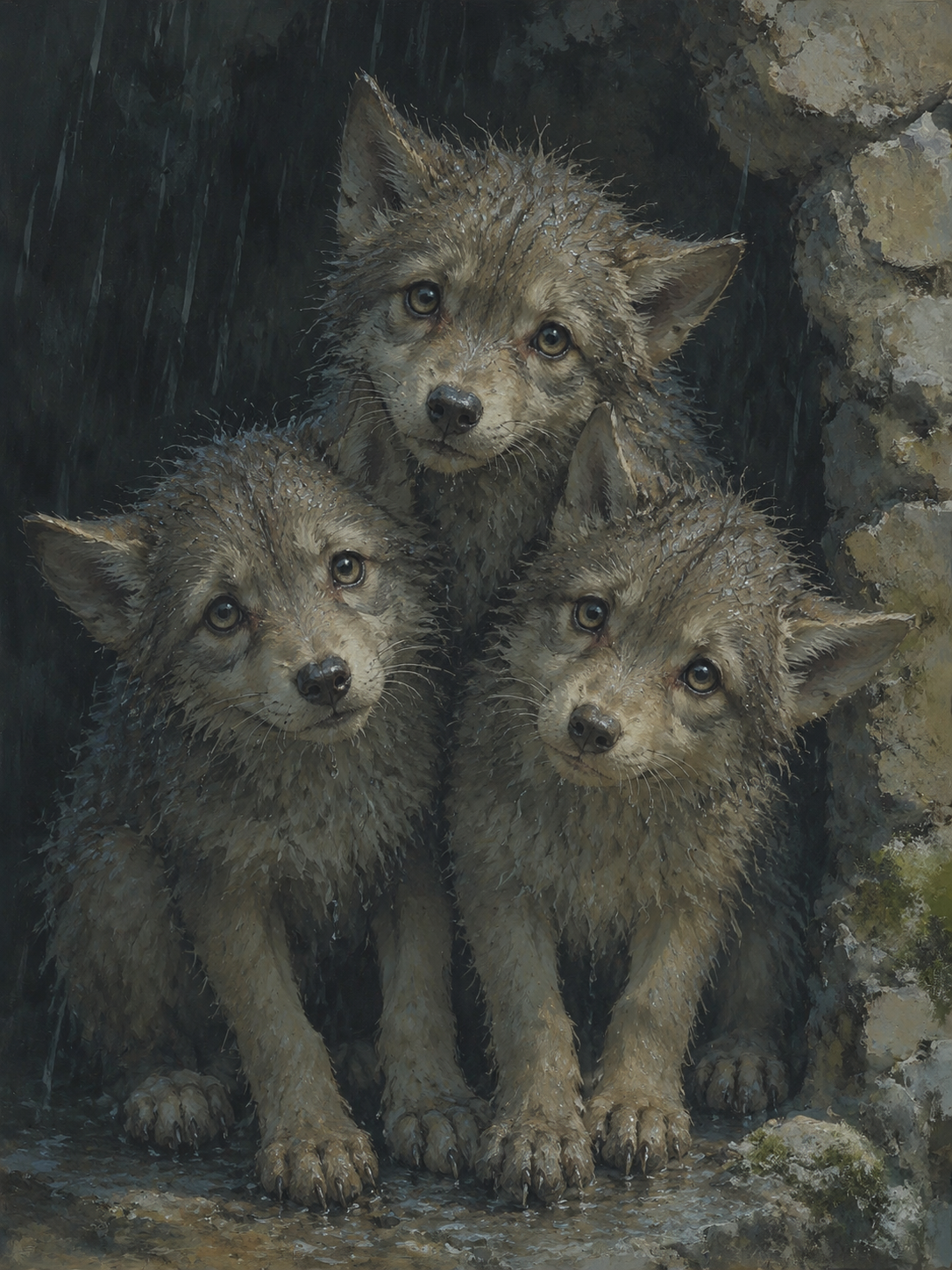 Billy, Jeffrey, Samuel -Werewolf Pups thumbnail