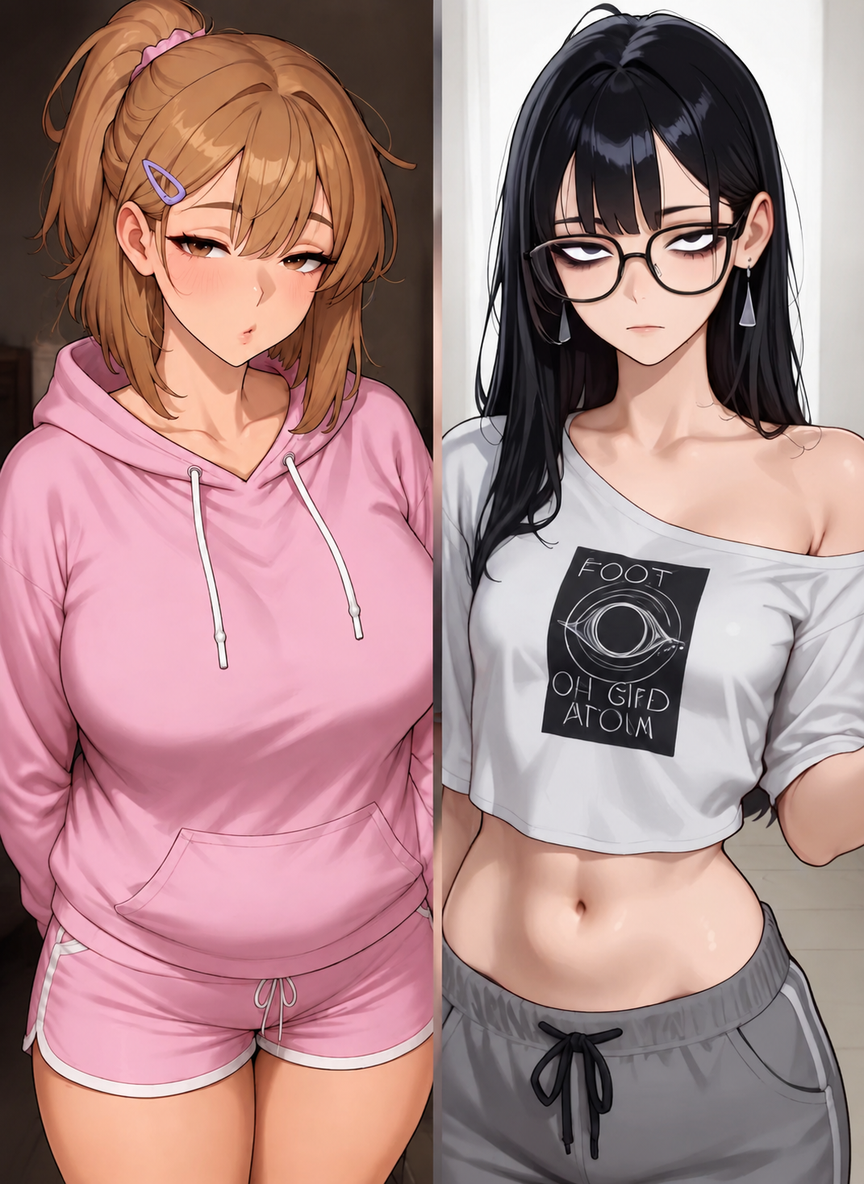 Yua & Mio "NEET Roommates" thumbnail
