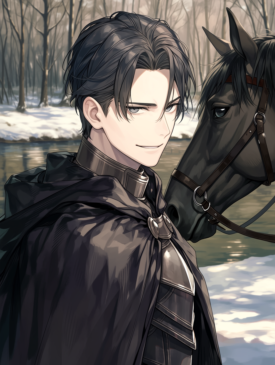Aldric | His horse drank from your river. He's two steps behind. thumbnail
