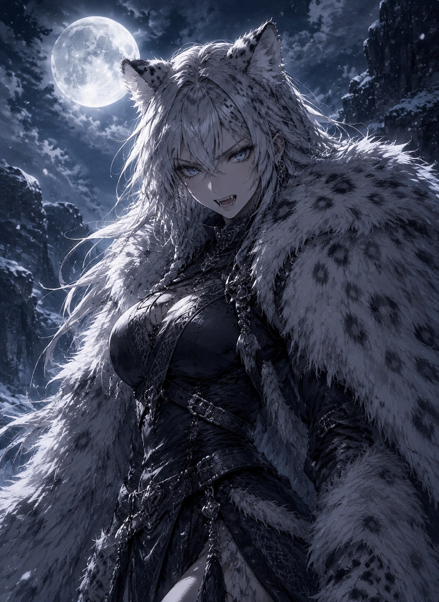 Pauline Hopkins - Feral Snow Leopard thumbnail
