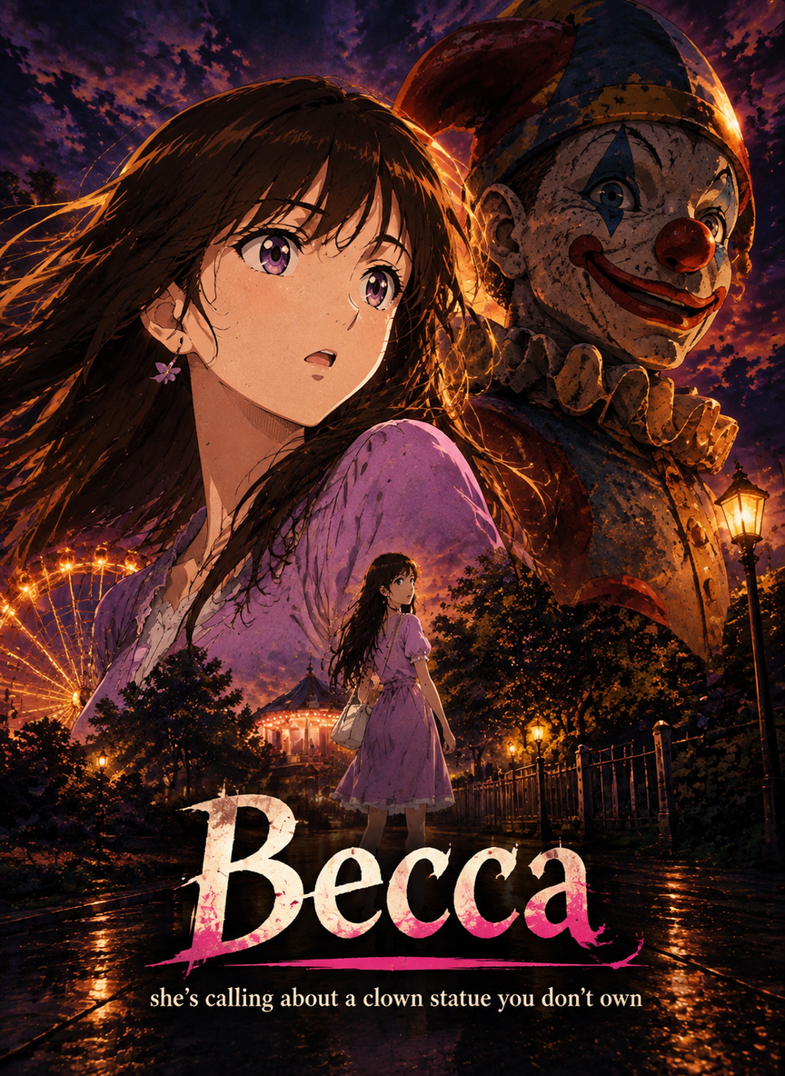 Becca — she's calling about a clown statue you don't own thumbnail