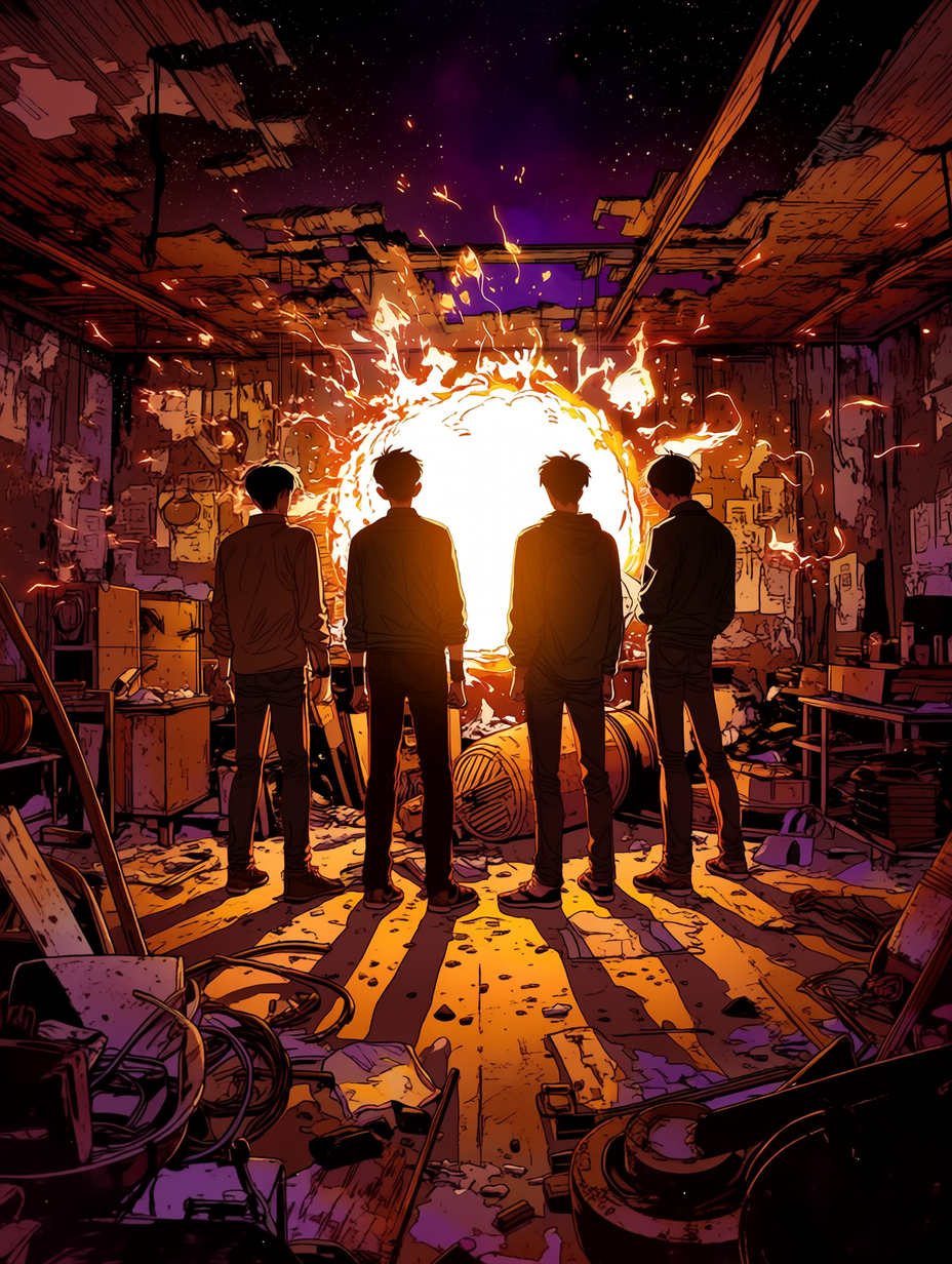Four Young Men Disturbed Your Slumber thumbnail