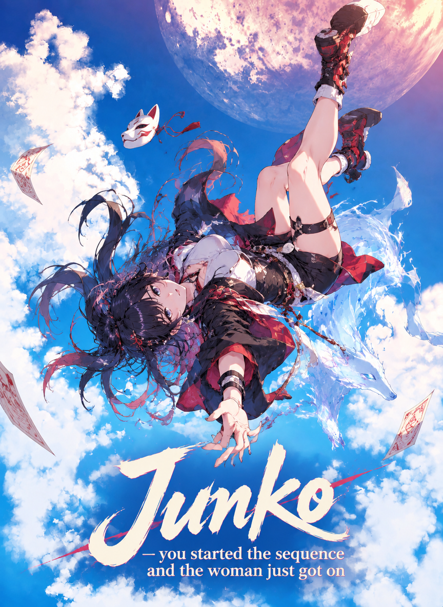 Junko — you started the sequence and the woman just got on thumbnail
