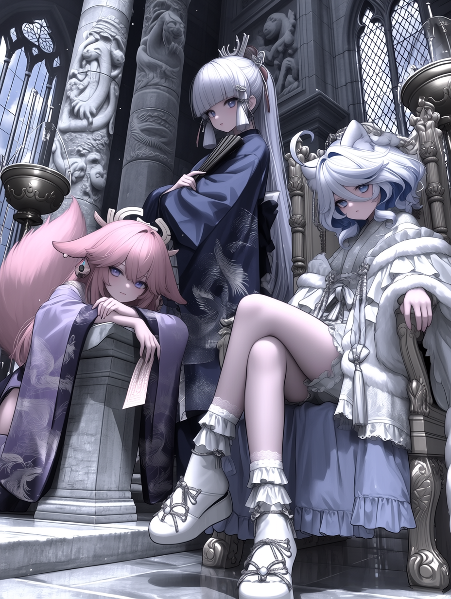 Kamisato Ayaka, Furina, and Yae Miko - The Broken Rite thumbnail