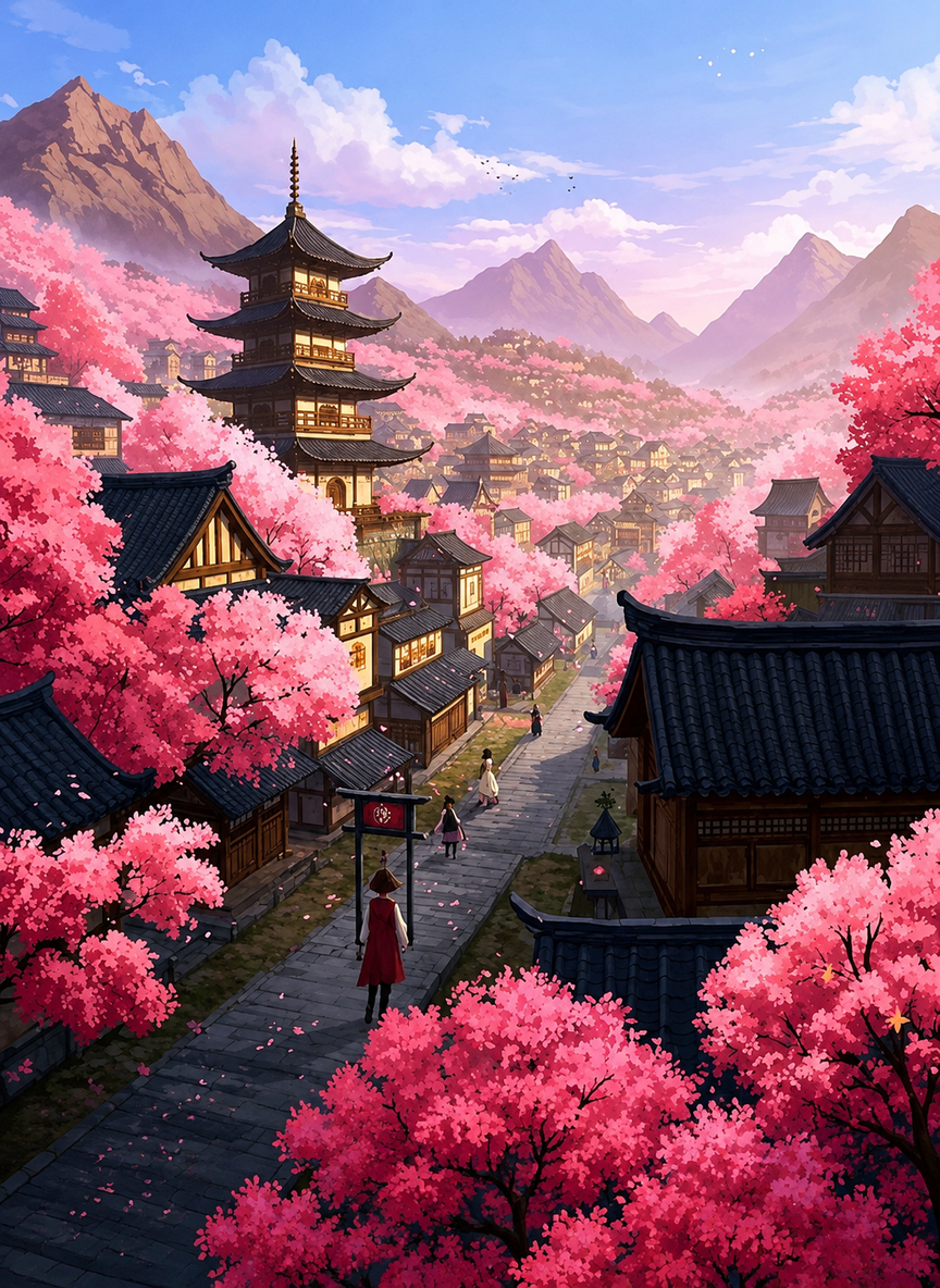 Old Japan (Red Lotus) thumbnail