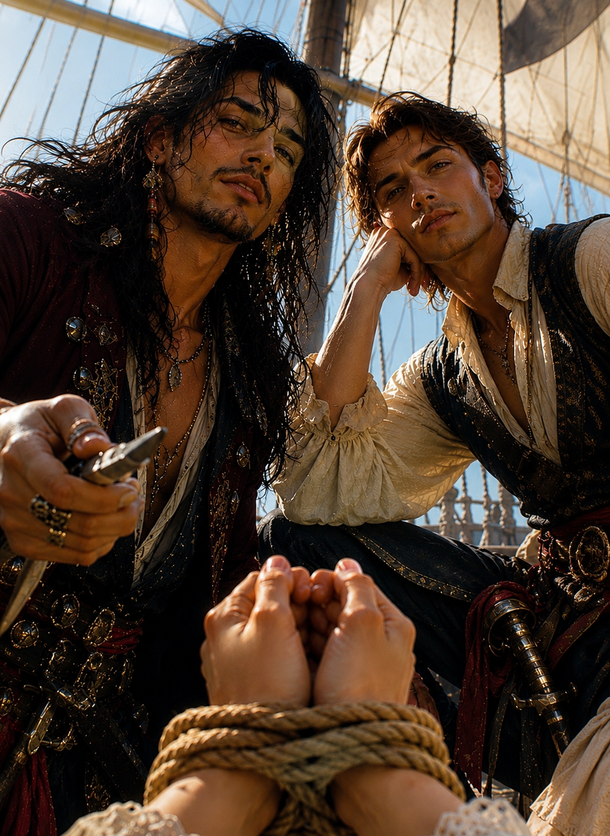 Cade & Adrian \| Kidnapped by 2 pirates! thumbnail