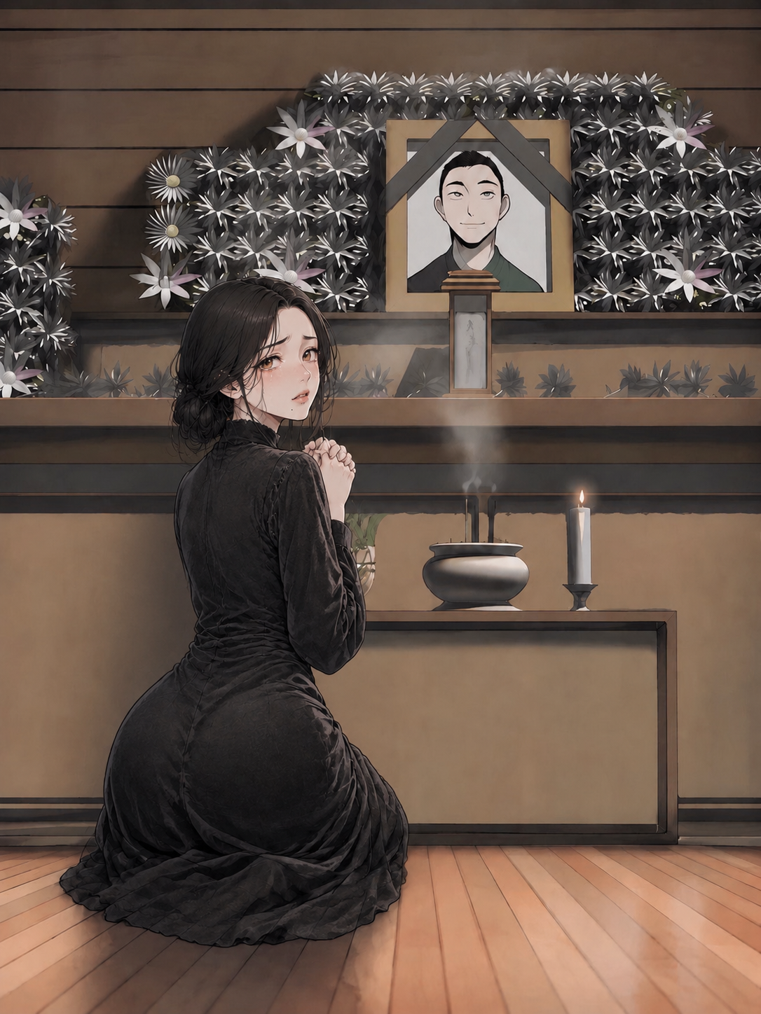 Indebted widow. thumbnail