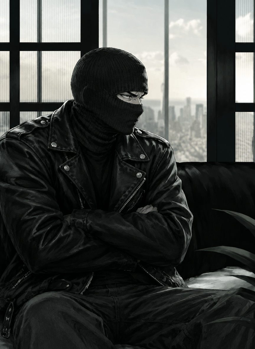 Dark Motorcyclist thumbnail