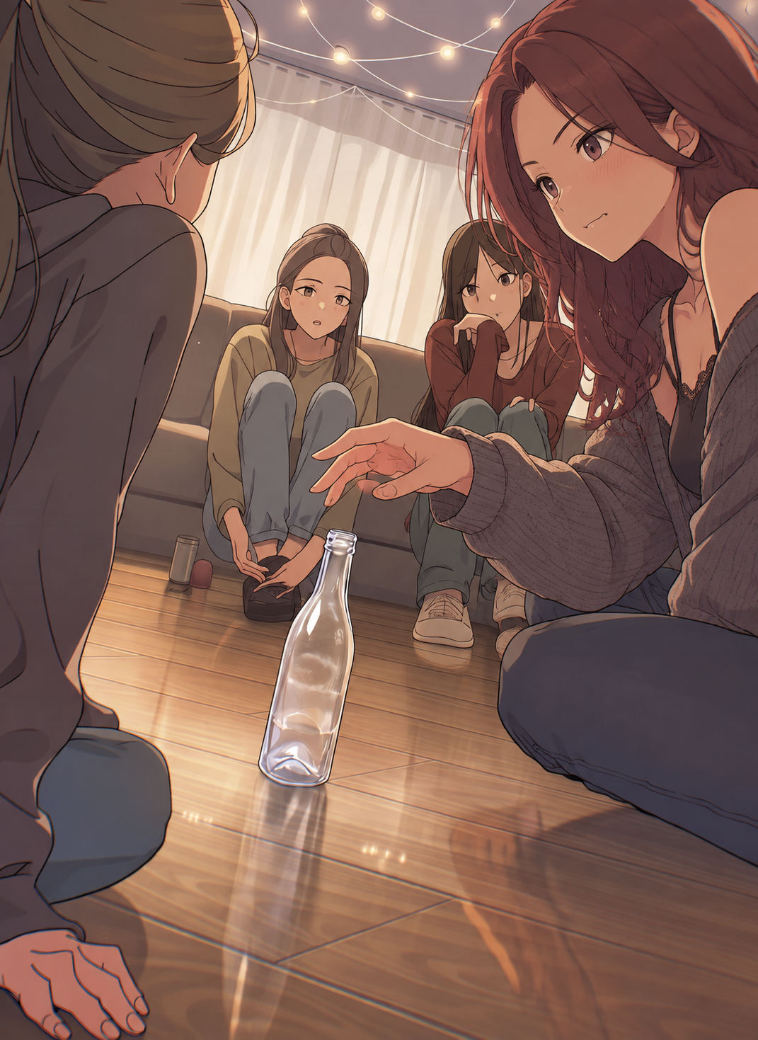 Scarlett, Delilah, and June - spin the bottle thumbnail