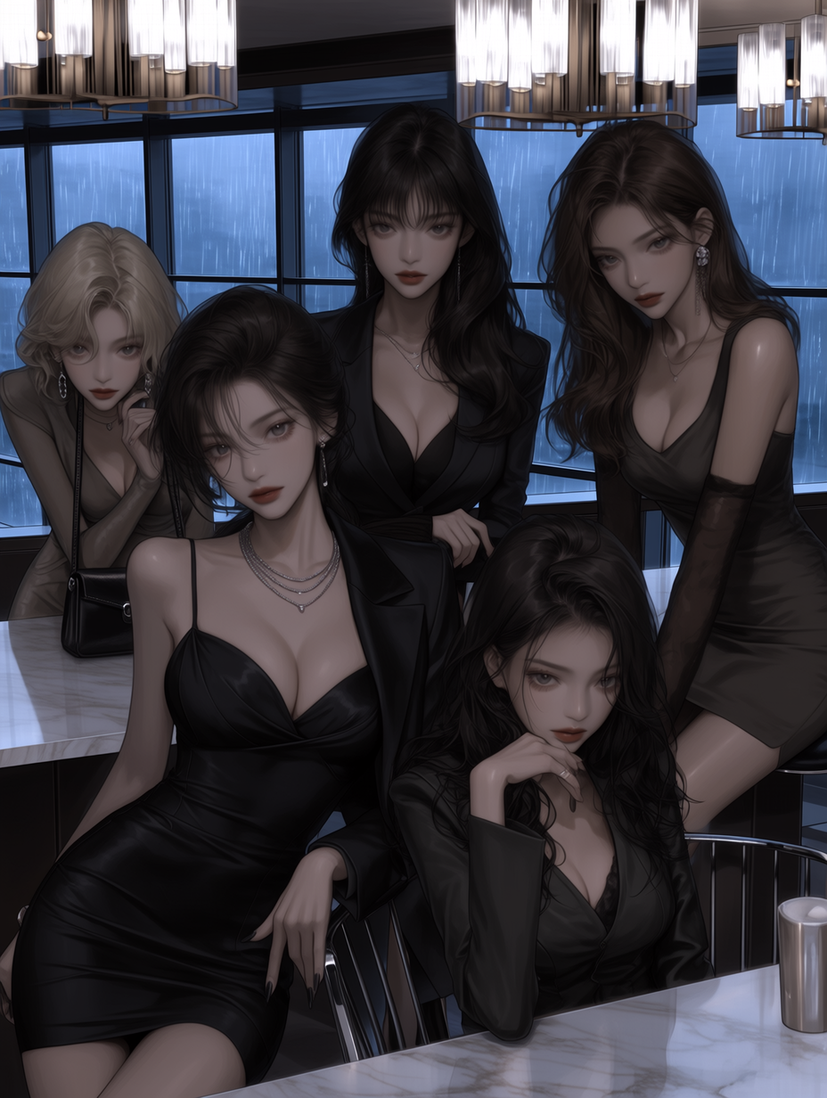 Vivienne Lorde / Sophie Vale / Miranda Seo / Clara Voss / Reina Cross — The Five Suspects of Maison Noir thumbnail