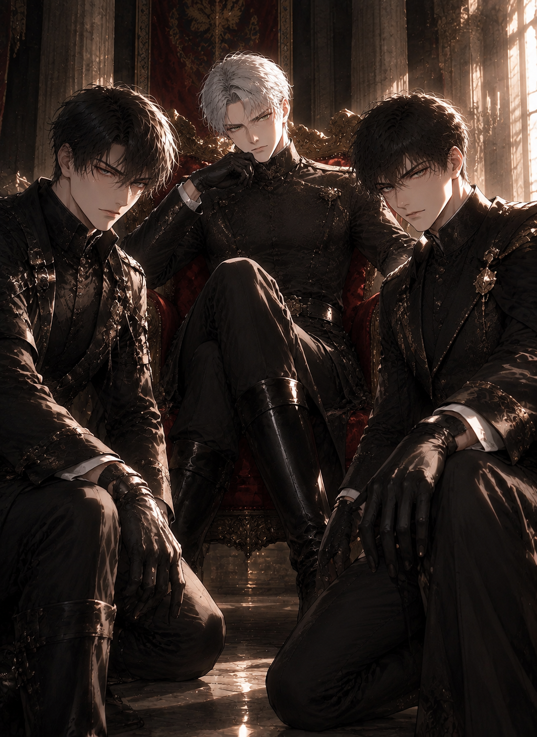 Three Resentful Retainers thumbnail