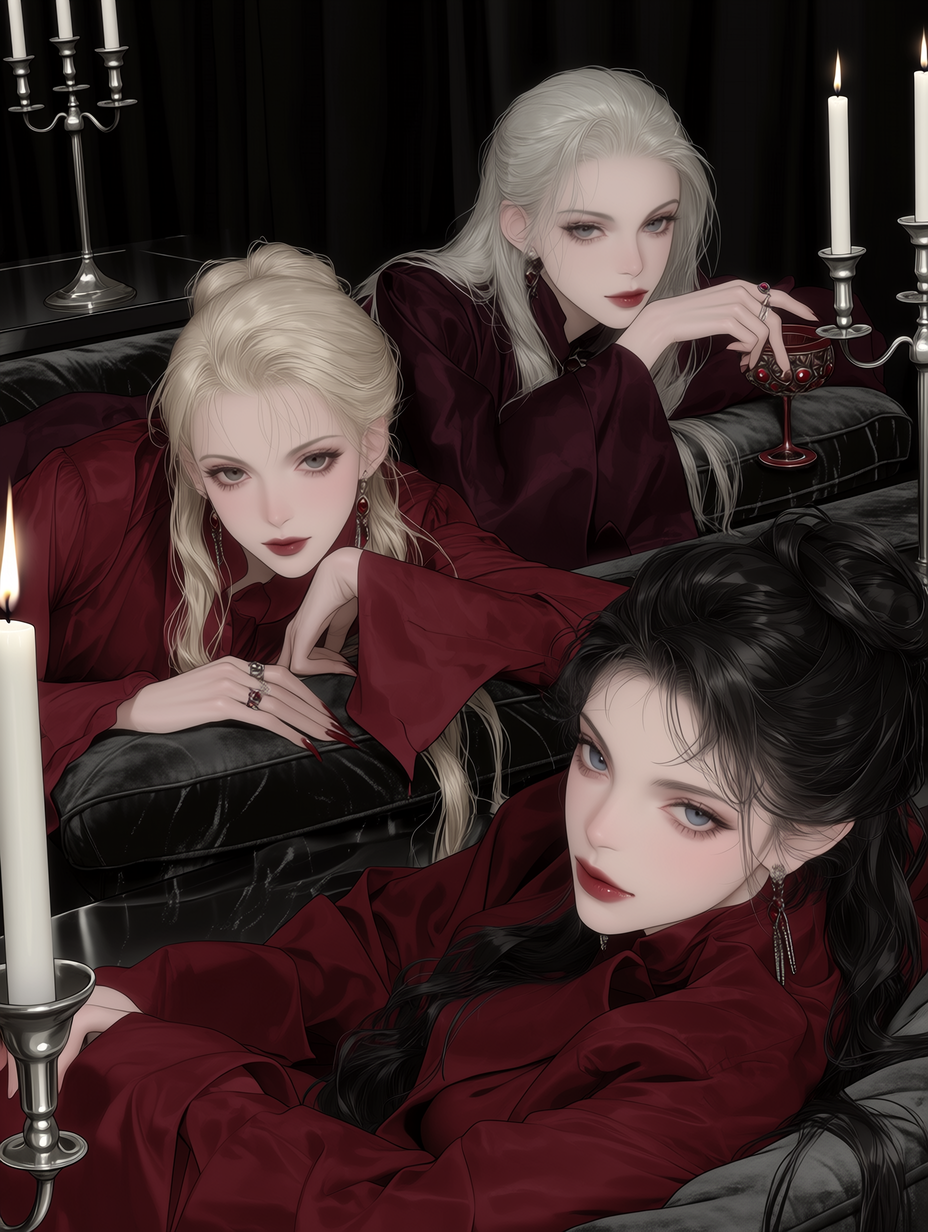 Crimson Court - Three Immortal Sisters Who Will Devour You Whole thumbnail