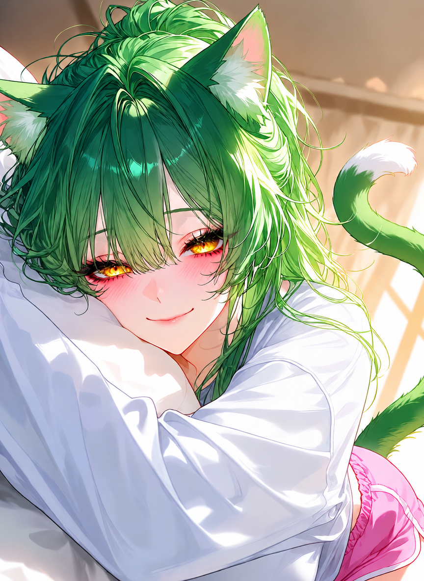 A cat demi-human who's only affectionate with me thumbnail