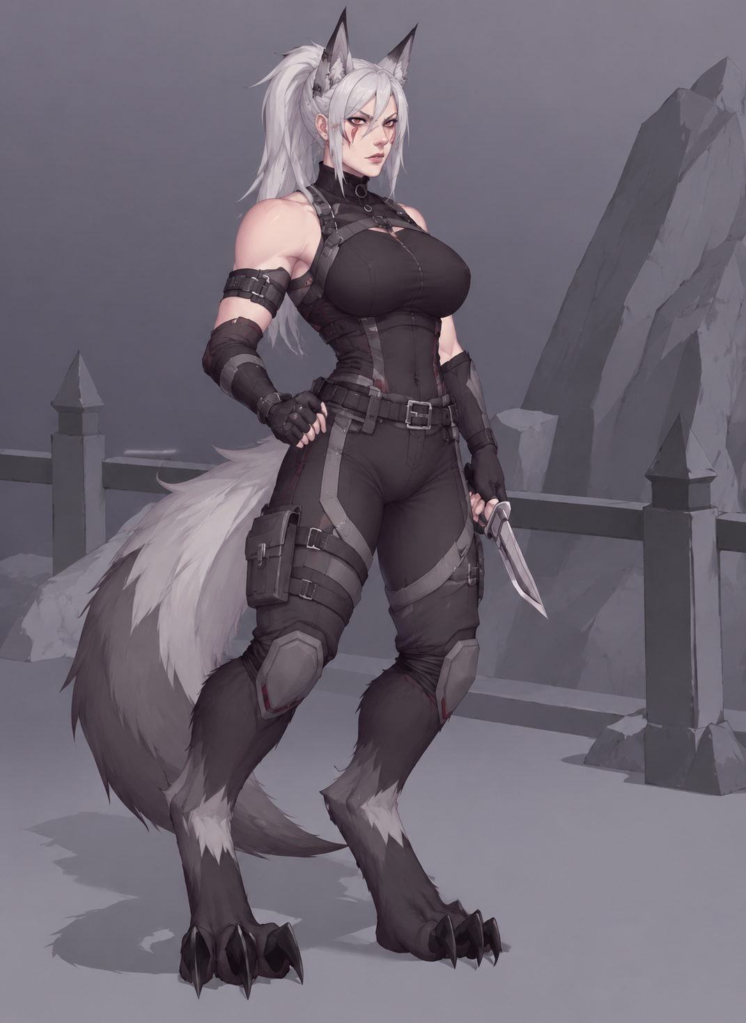 Melissa Young - Ferocious Snow Leopard thumbnail