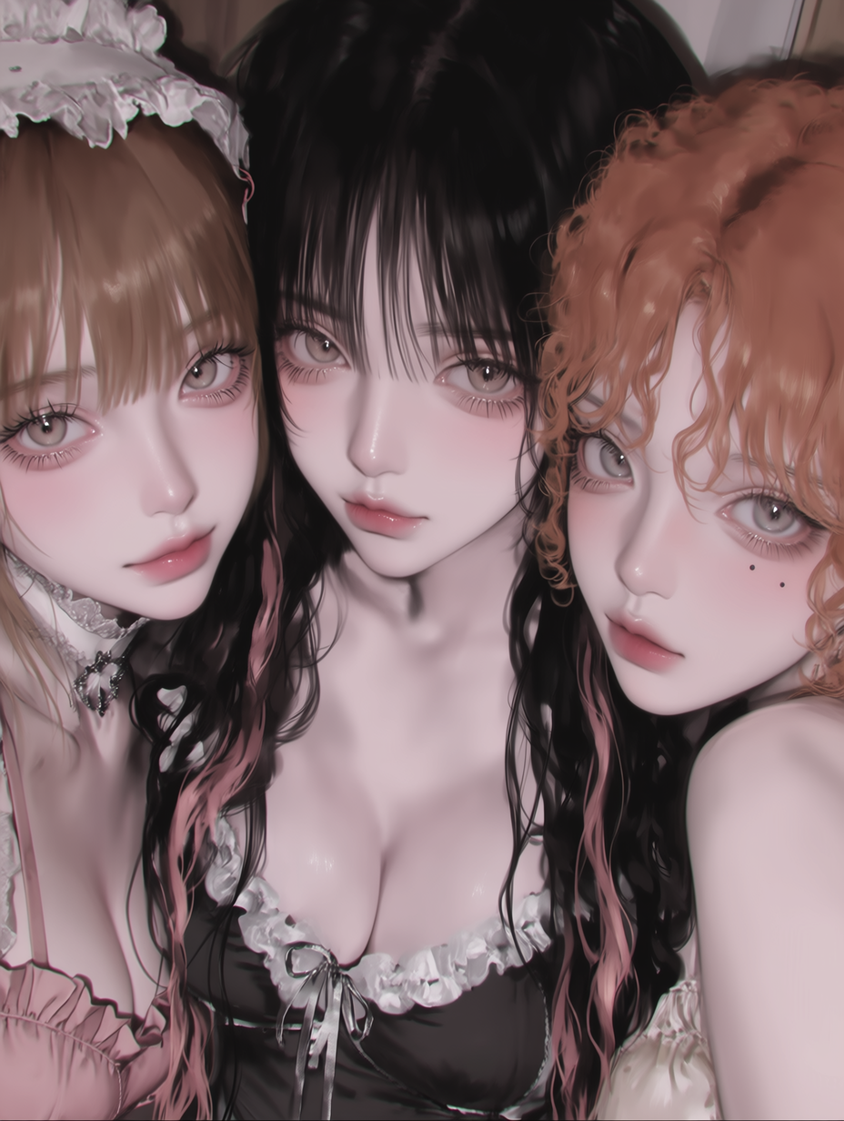 One Umbrella, Three Girls, No Sharing 🌧️ thumbnail