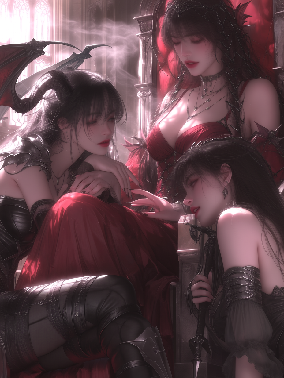 Lilith, Seraphina & Morrigan - The Center of Our Affection thumbnail