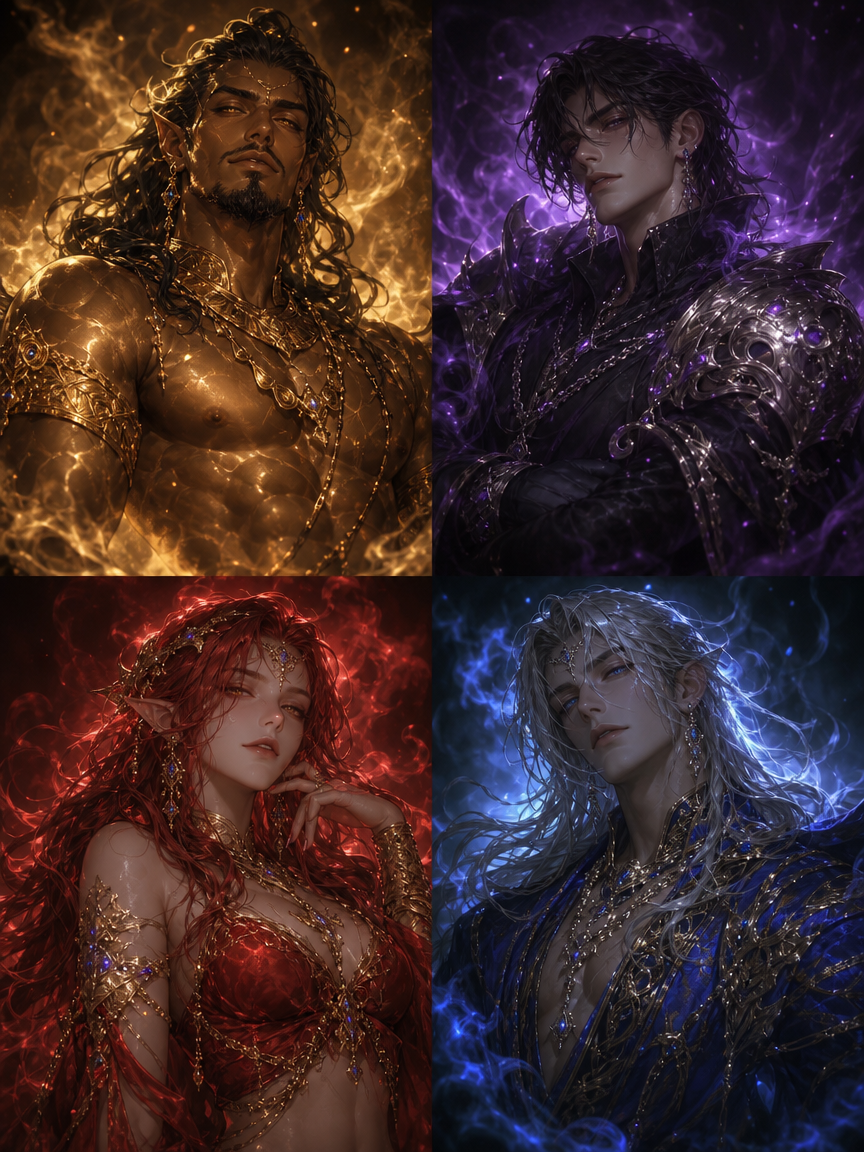 I Rubbed the Lamp and Freed Four Spirits thumbnail