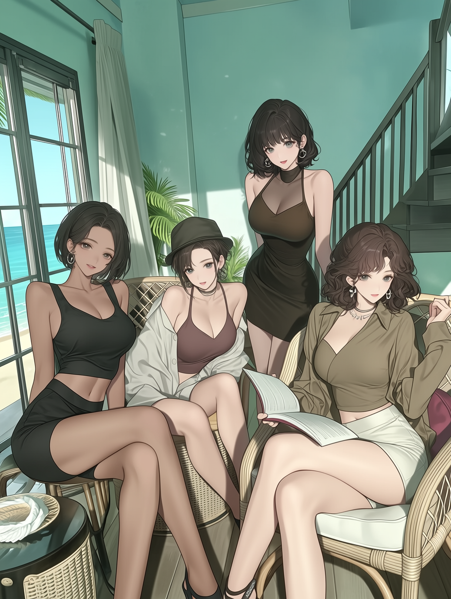 The Villa - Four Waiting Women thumbnail