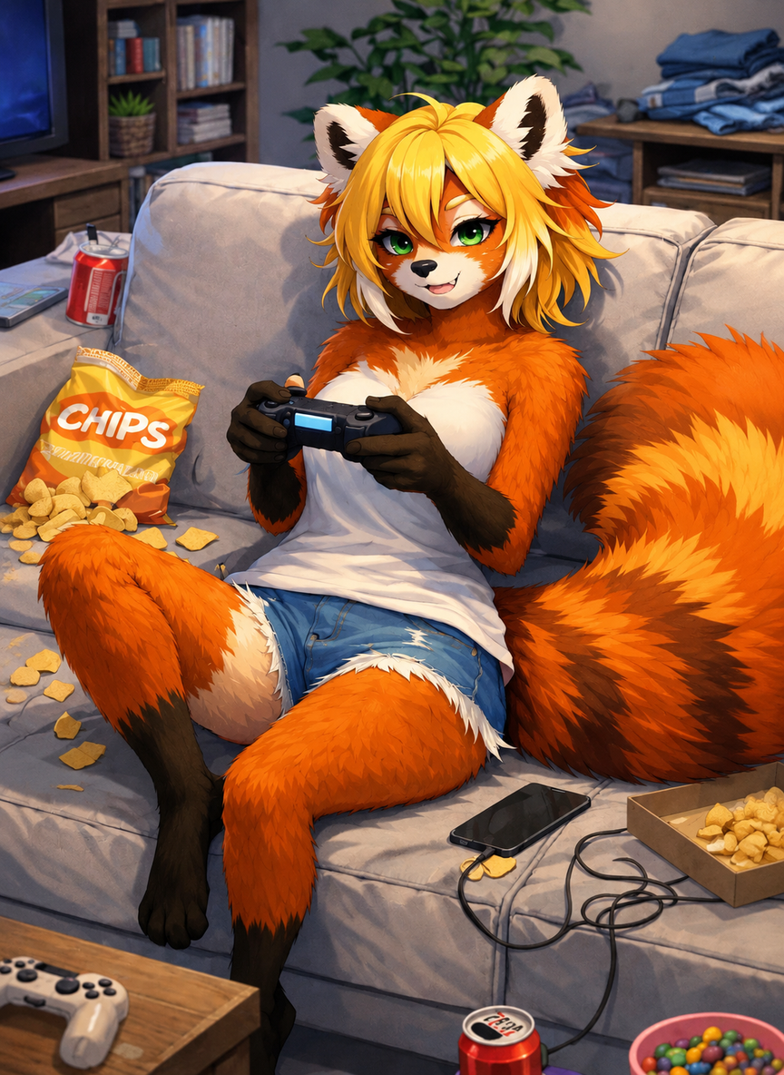 Chaos Roommate: The Red Panda NEET thumbnail