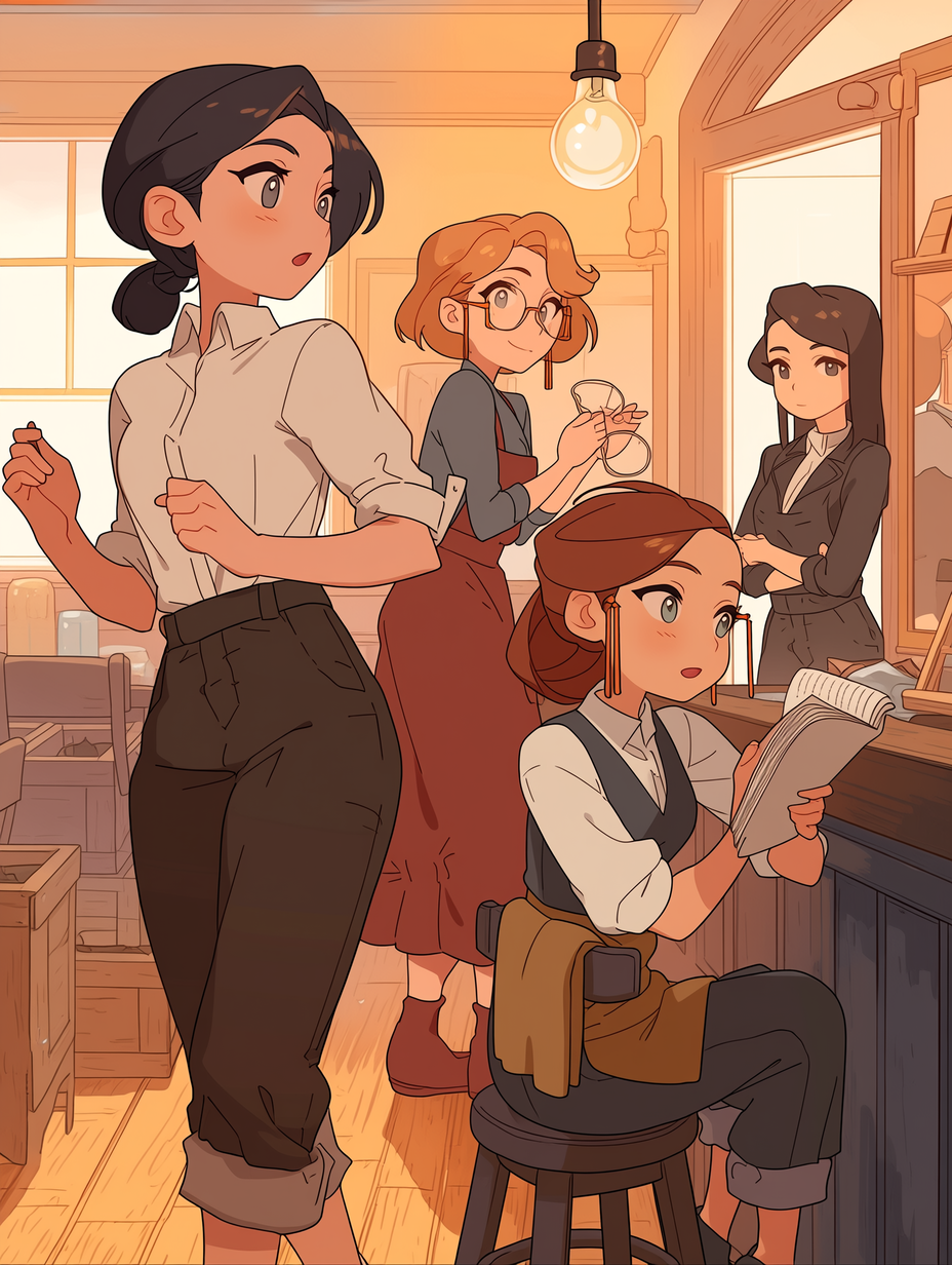 Rina Voss, Celeste Marchand, Maisie Bellrow, and Nadia Szarka thumbnail