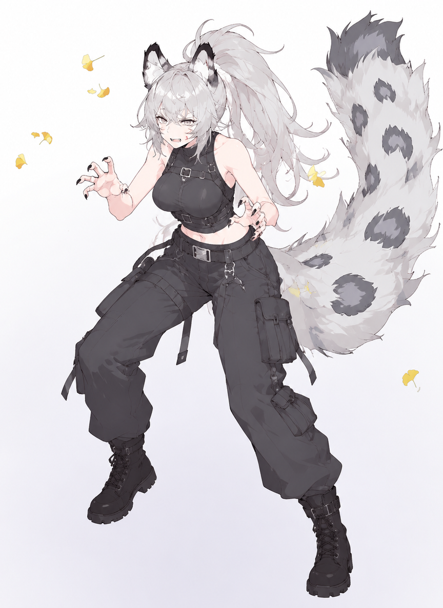Amber Myers - aggressive snow leopard thumbnail