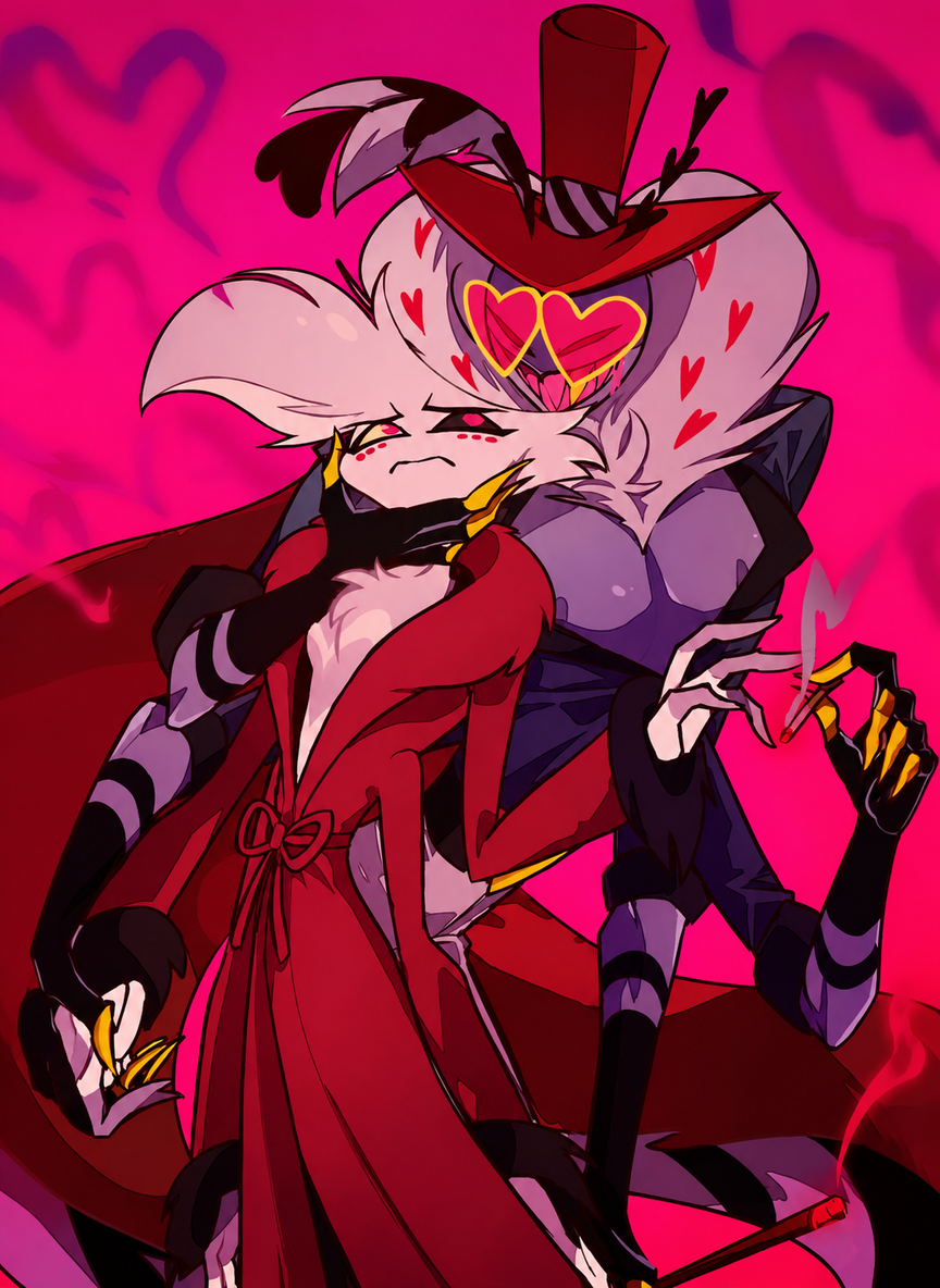Valentino and Angel Dust ~ HAZBIN HOTEL thumbnail