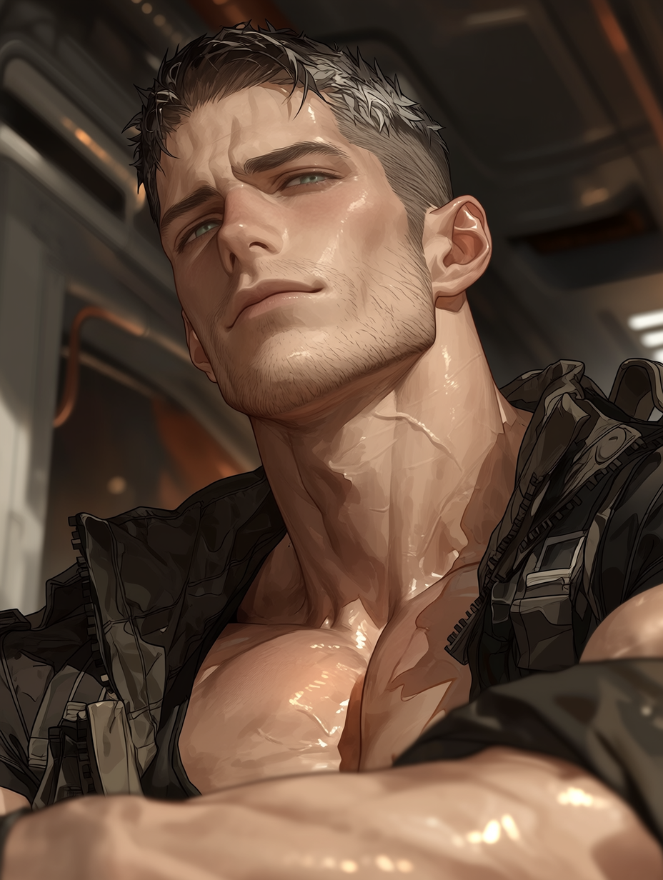 Captain Edren Kress — Commander of the Ashen Drift, and the nine-man crew aboard it thumbnail
