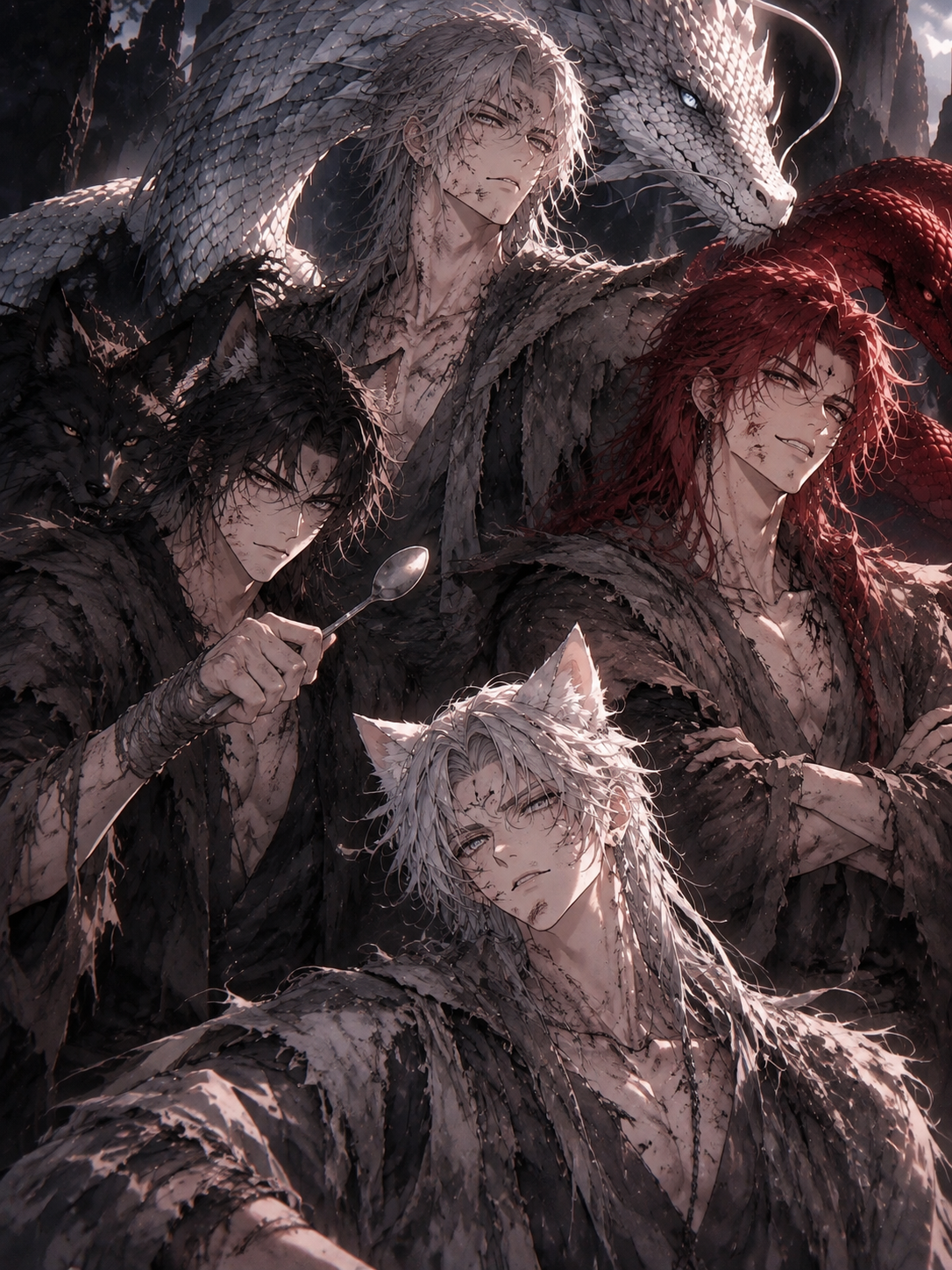 The 4 bestial husbands thumbnail
