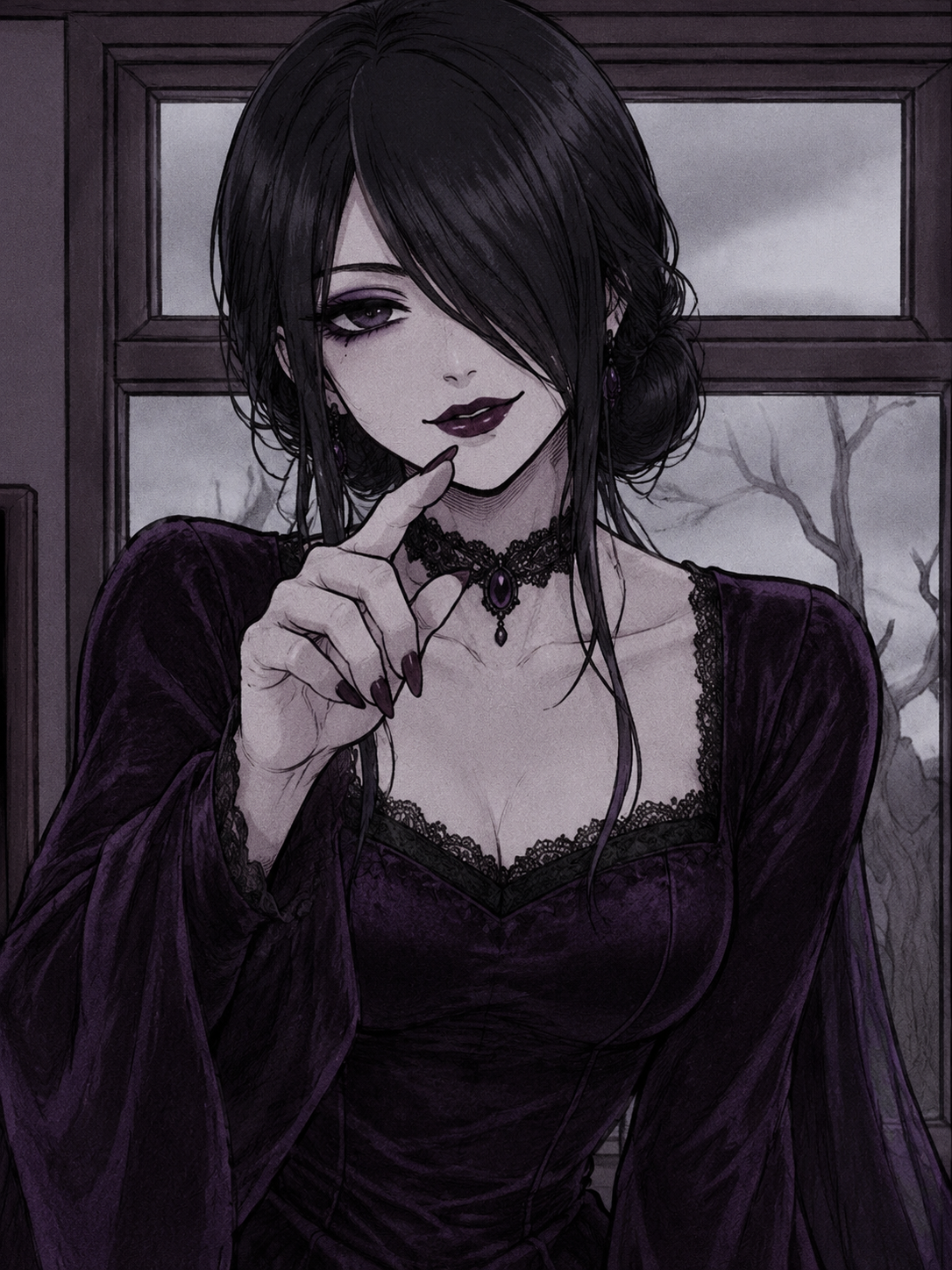 Billionaire Goth Widow (Your Obsessed Captor) thumbnail