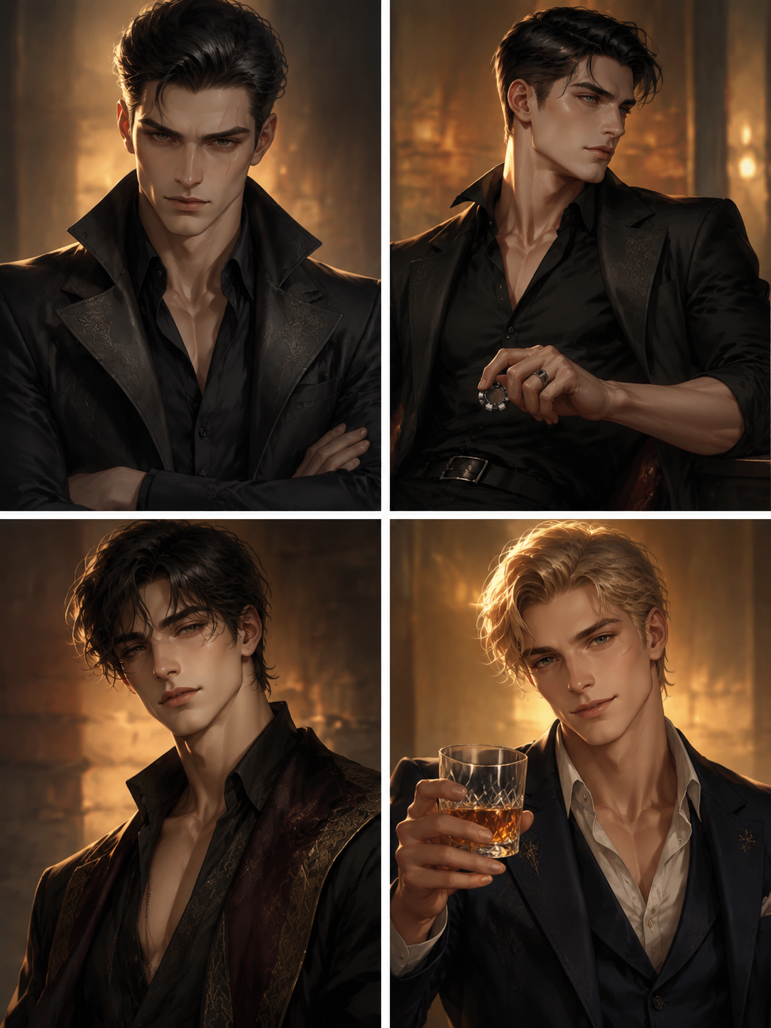 Dorian Voss, Marcus Reyne, Sable Jin, and Eli Carroway — hosted by Viola, keeper of the underground casino known only as The House thumbnail