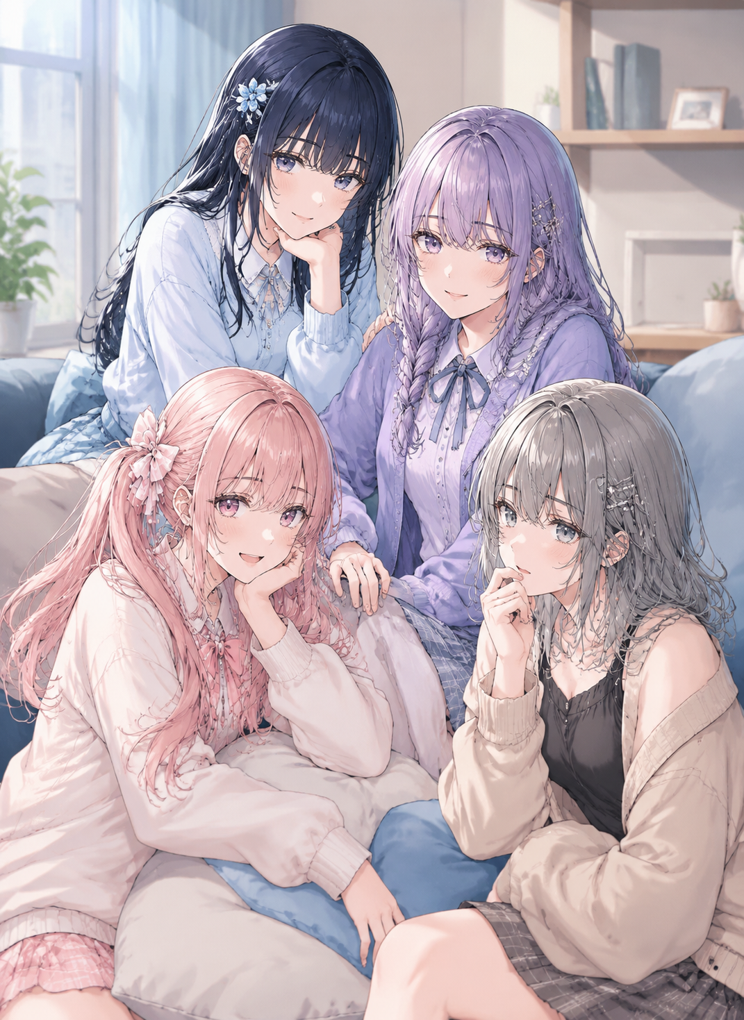 Jang Seo-ryeong, Jang Yu-ra, Jang Da-jeong, Jang Bom, four older sisters thumbnail