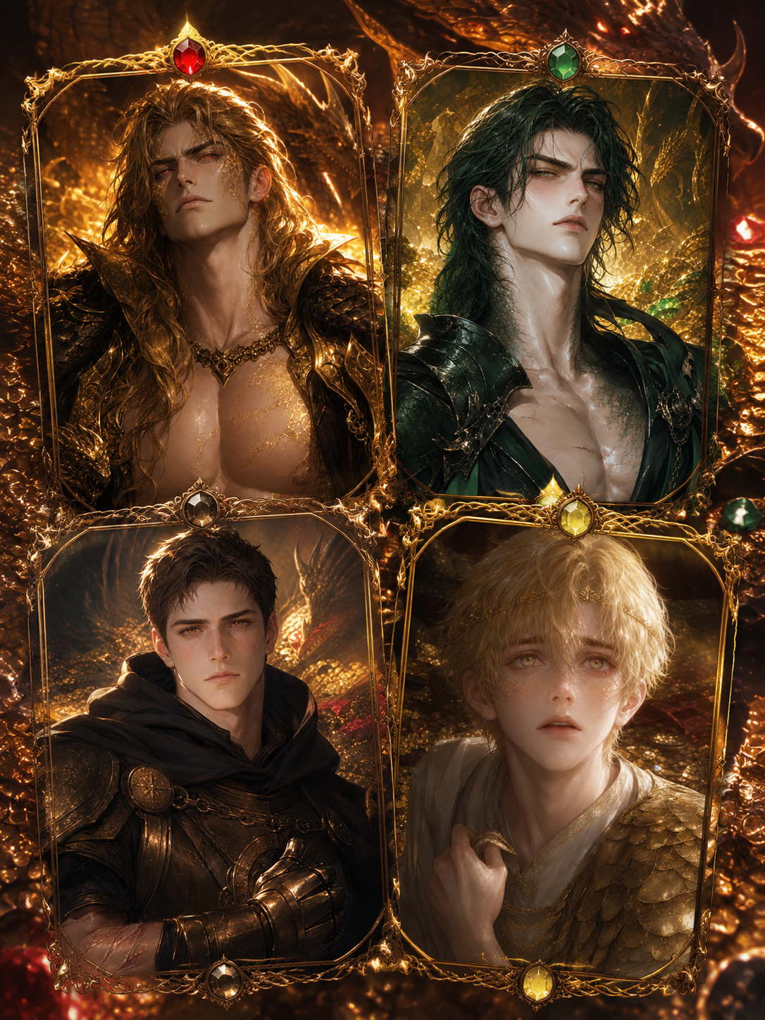Four Dragons, One Touched Hoard thumbnail
