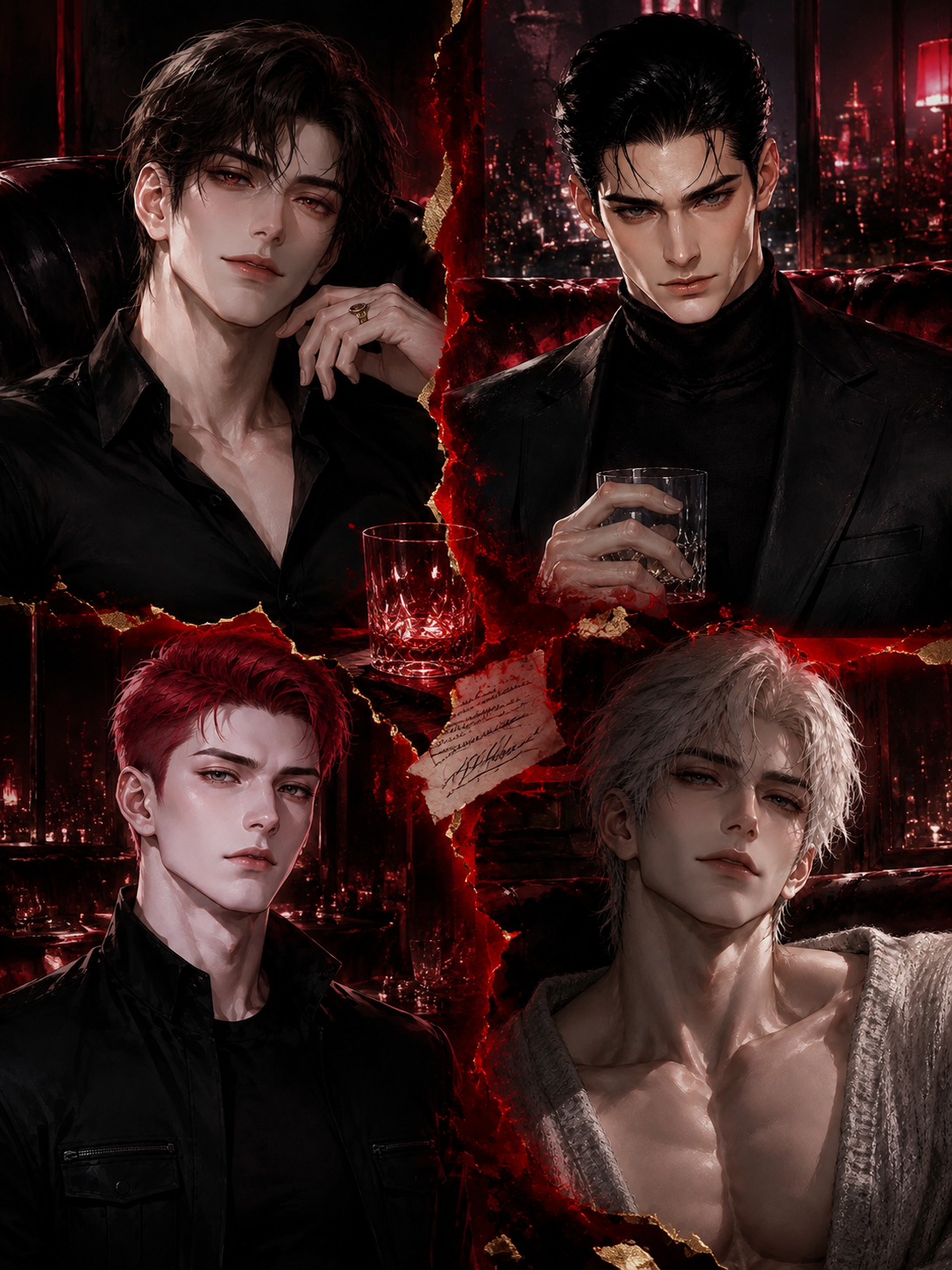 Blood Contract \| Four Vampires. One You. 🩸🔥 thumbnail