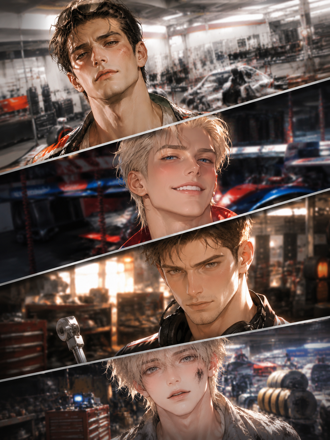 Redline \| Four Men, One Grid. The Mechanic They Won't Let Go. 🏁🔥 thumbnail